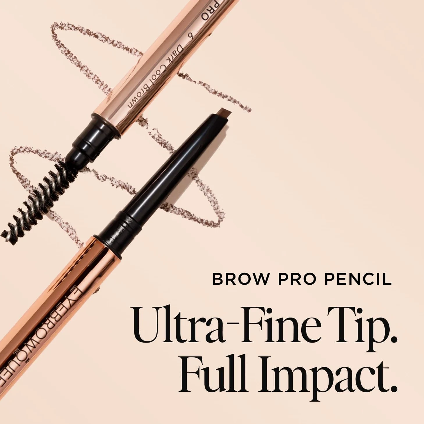Eyebrowqueen Essential Collection -Eyebrow Kit - Black Brown. (Contains Eyebrow Pencil, Sculpting Gel, Eyebrow Brush, Tweezers, Scissors and Brow Fix Solution).