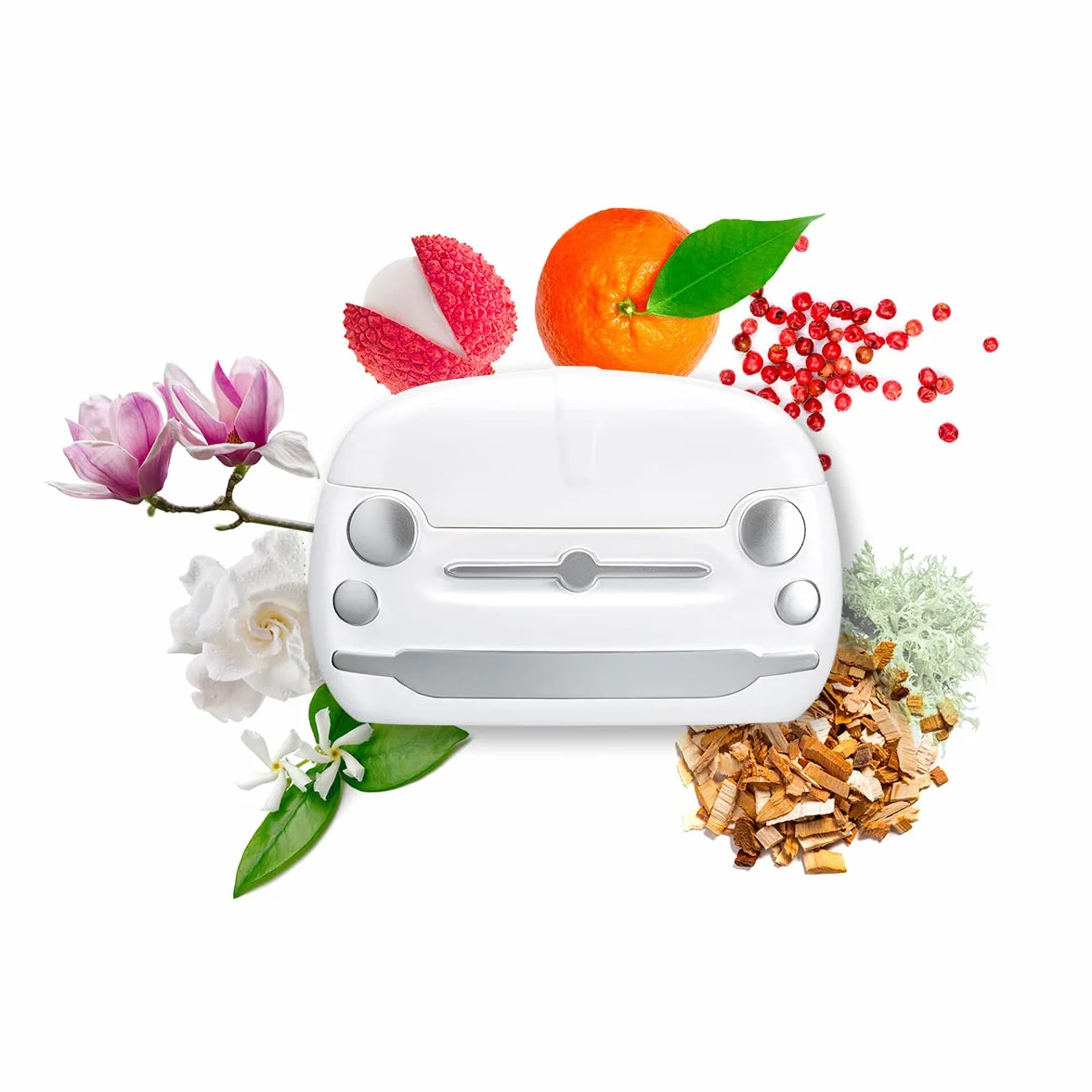 FIAT 500 HER | Confezione Regalo, Profumo Donna da 50ml con Beauty Case, Fragranza Fresca e Delicata