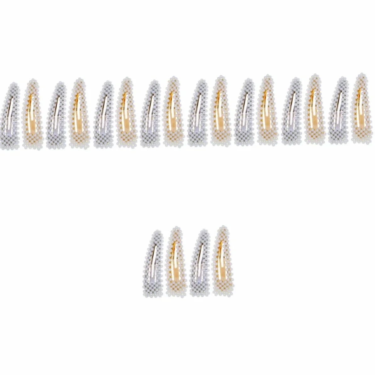 minkissy 20pezzi Fermagli Per Con Perle Eleganti Clip Decorative Per Donna e Ragazza Per Cerimonie e Uso Quotidiano Design Semplice e Confortevole