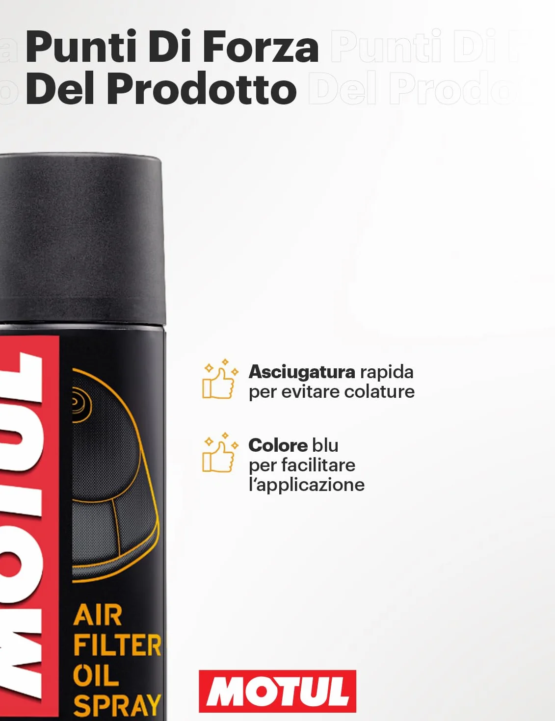 Motul MC Care Air Filter Oil Spray A2-400 ml - Olej do Filtra Powietrza Piankowego