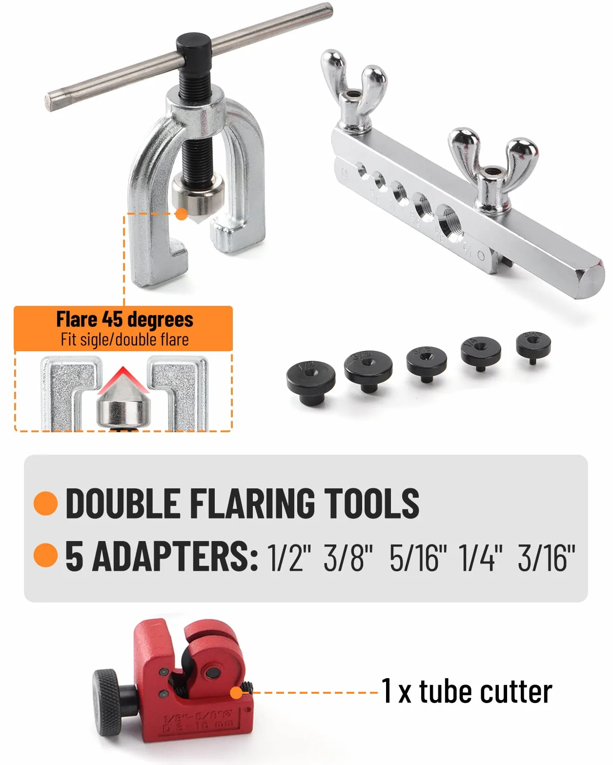 Kit di Torcitura per Tubo di Freno 7.6m Ø 4.75 mm Rame-Nickel Piegatubi