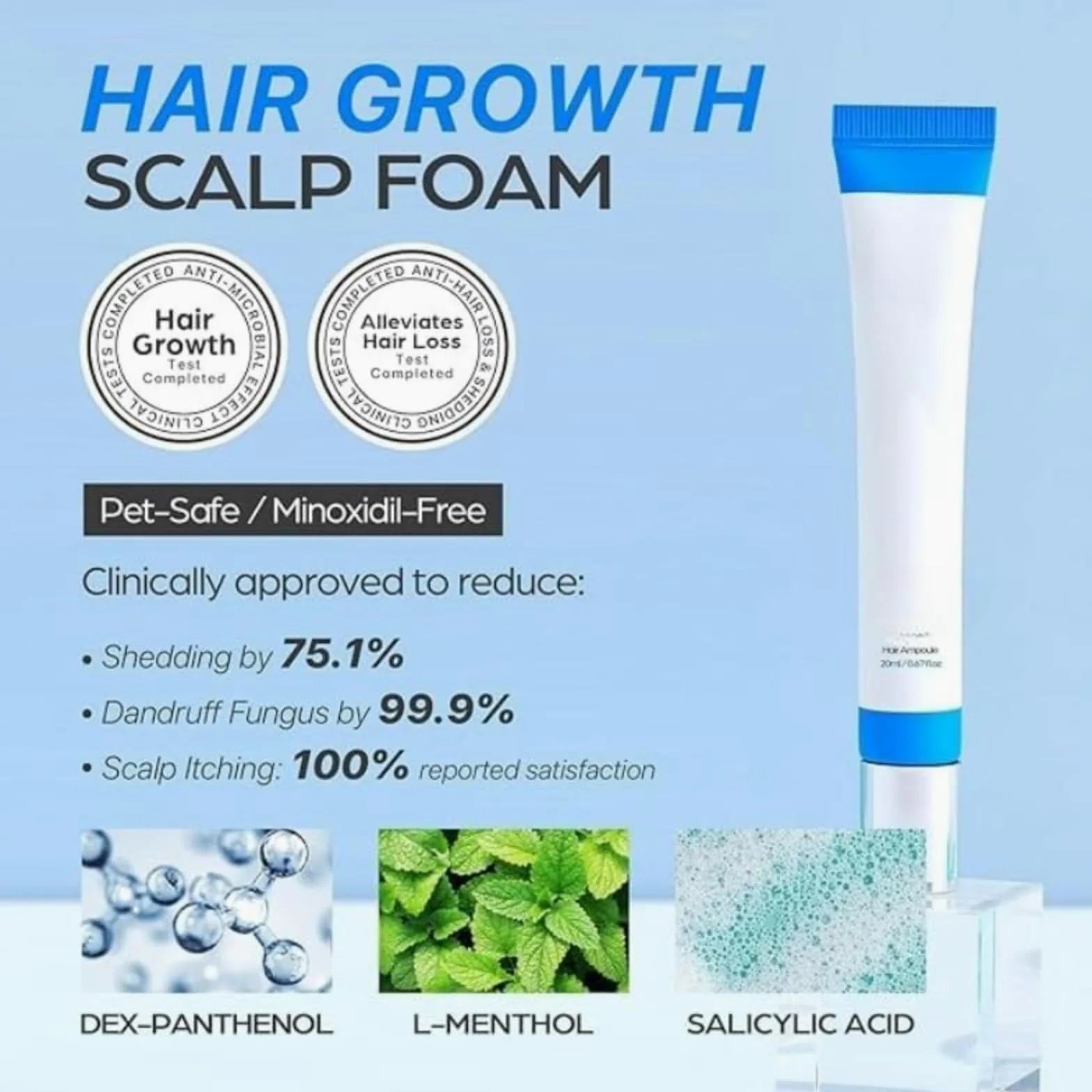 Seapuari Scalp Serum – Contro La Caduta, Volume E Radici Rafforzate. Mantiene Il Cuoio Capelluto Pulito. Ideale Per Uso Quotidiano Su Capelli Fragili (Uomo/Donna) (4 PCS)