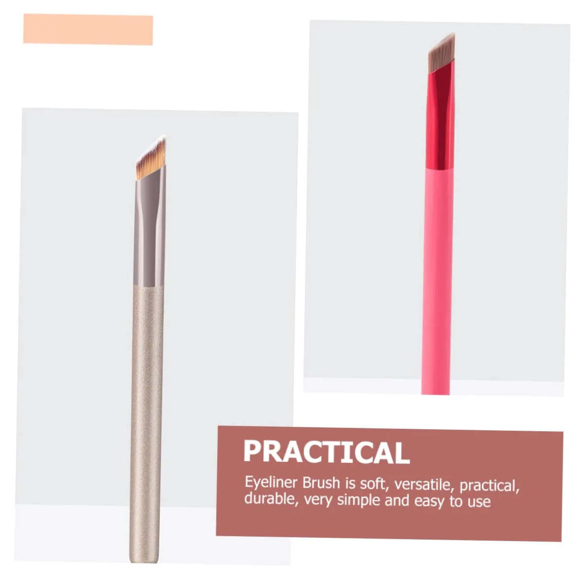 MAGICLULU 4 Set Di Pennelli Per Il Trucco 5 Pezzi Pennello Per Fard Pennello Per Ombretto Pennello Per Sopracciglia Pennello Per Eyeliner Angolato Pennello Per Sfumare 3 Pezzi*4