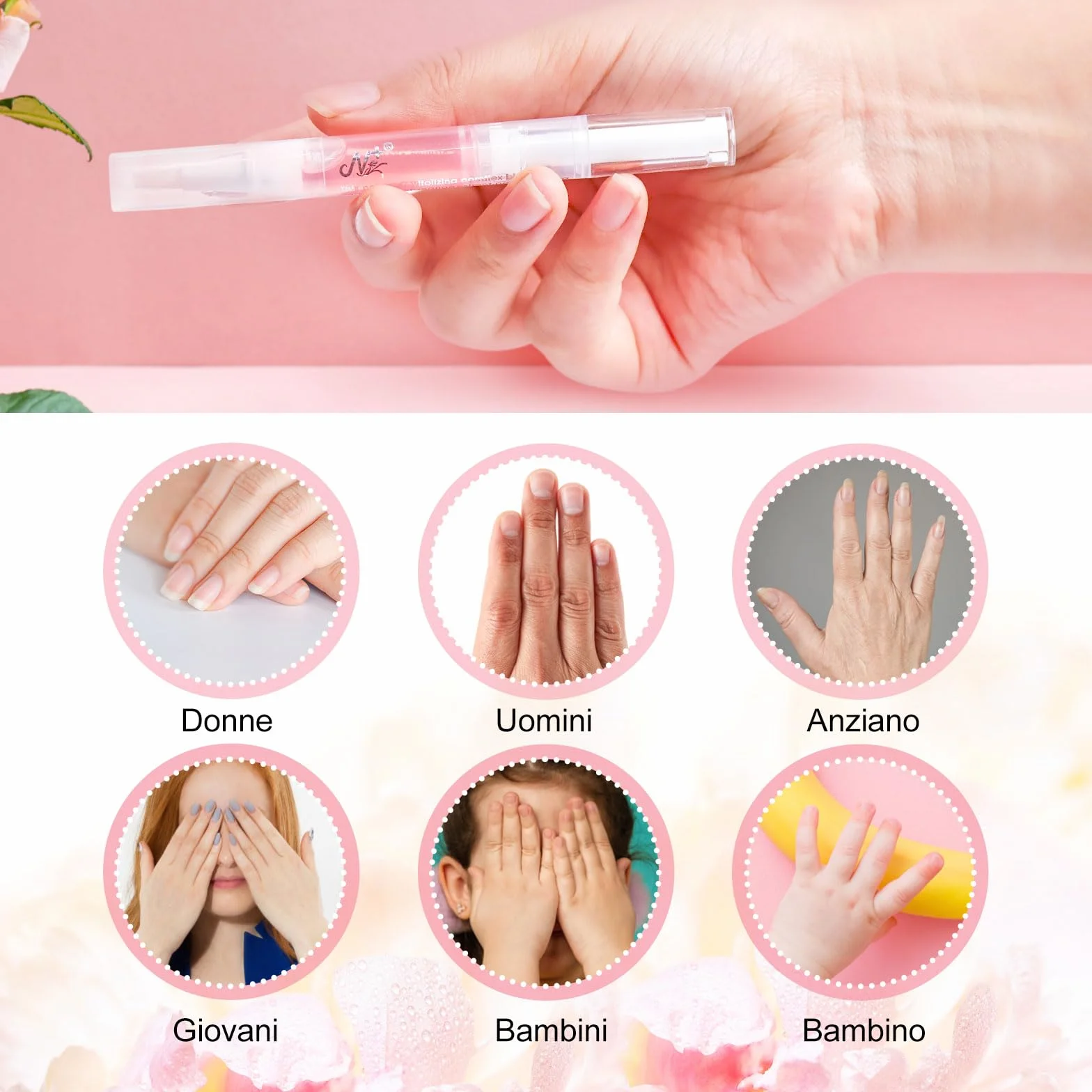 AISEELY Olio Nutriente per Cuticole Unghie - Set da 15 Penne per Manicure/Pedicure, per Riparare e Idratare Cuticole Secche e Unghie Screpolate