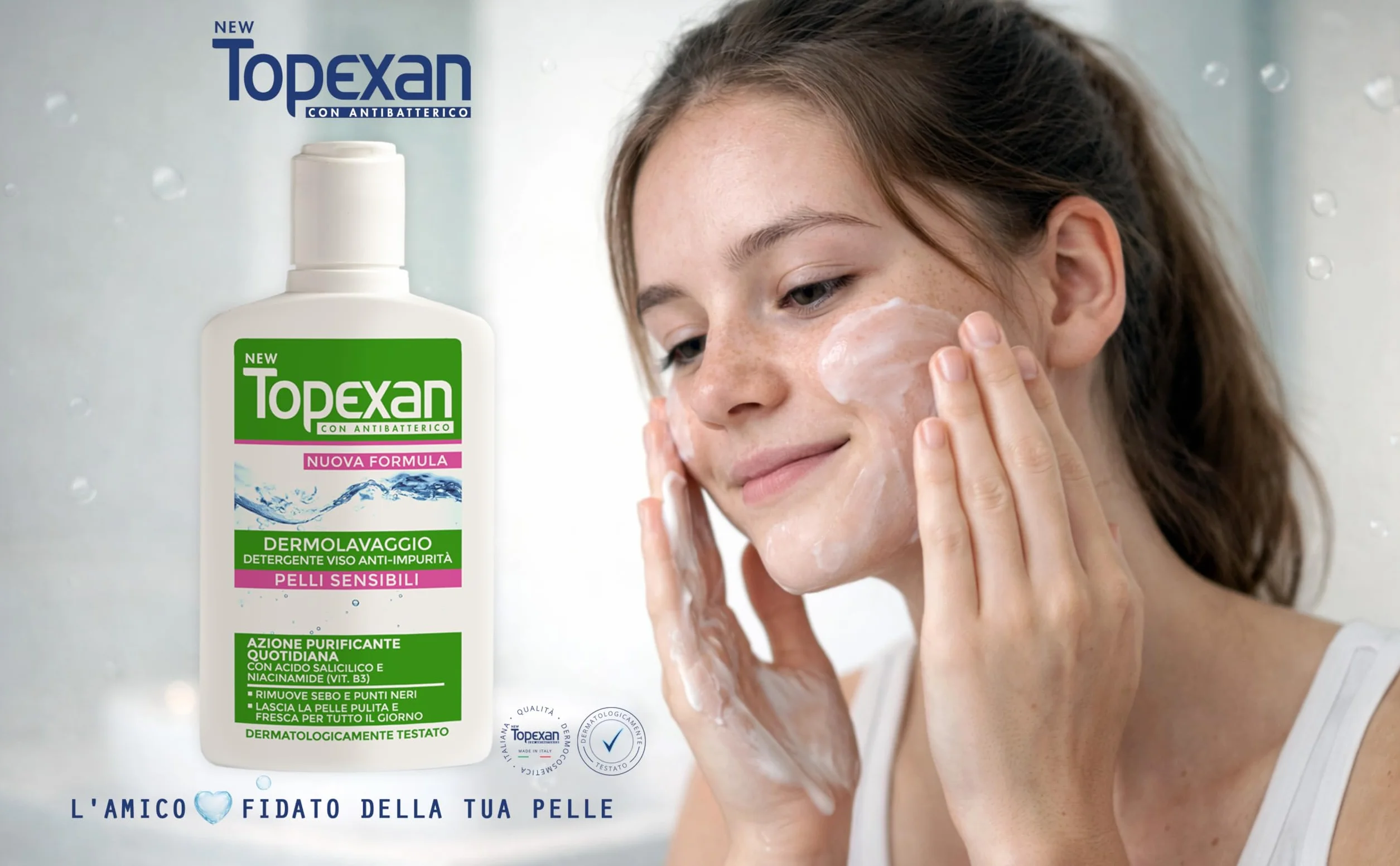 NewTopexan Dermolavaggio Anti-impurtà Pelli Sensibili
