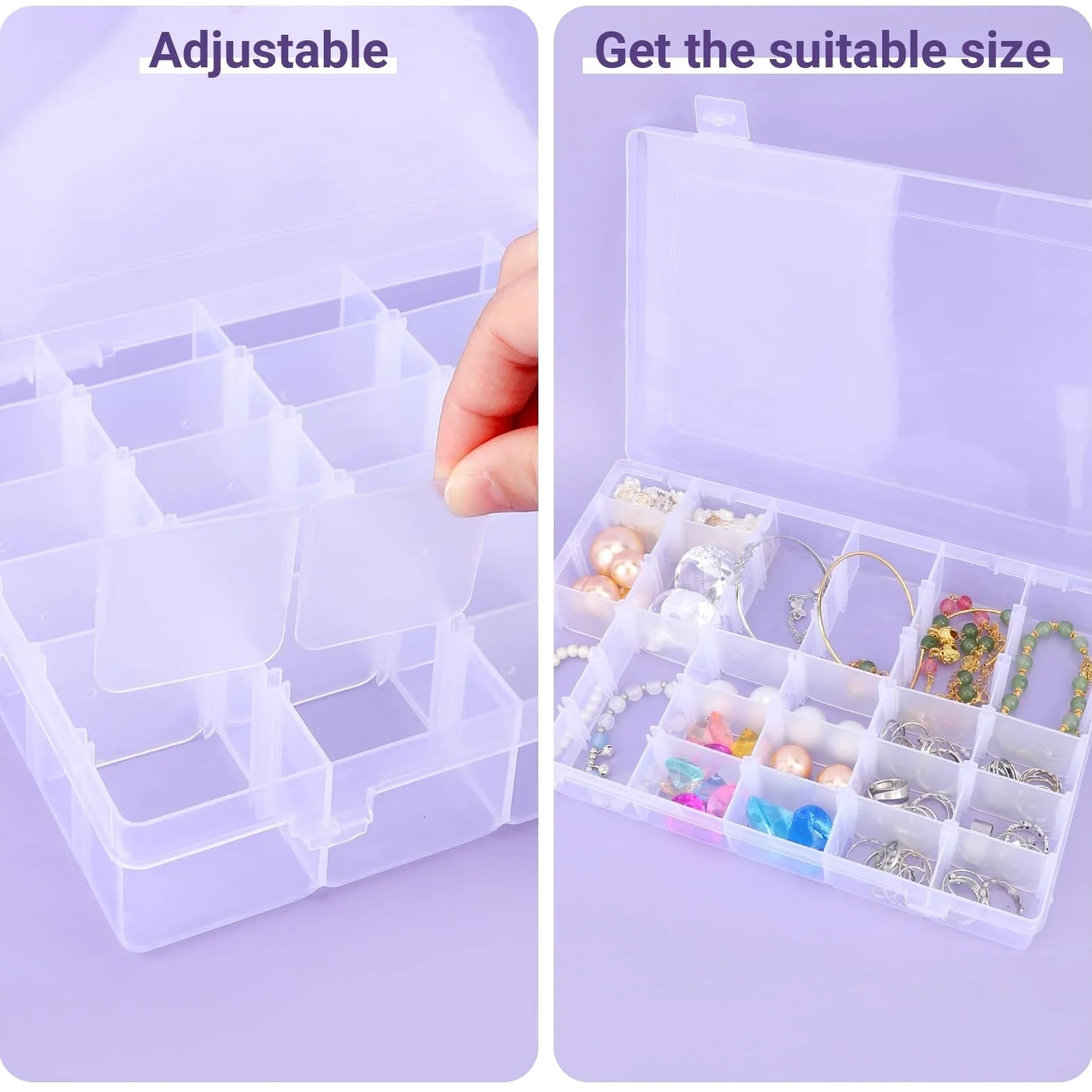 Organizer Smalti per Unghie Rossetti Contenitore Trasparente for Smalto in Acrilico Accessori Bellezza