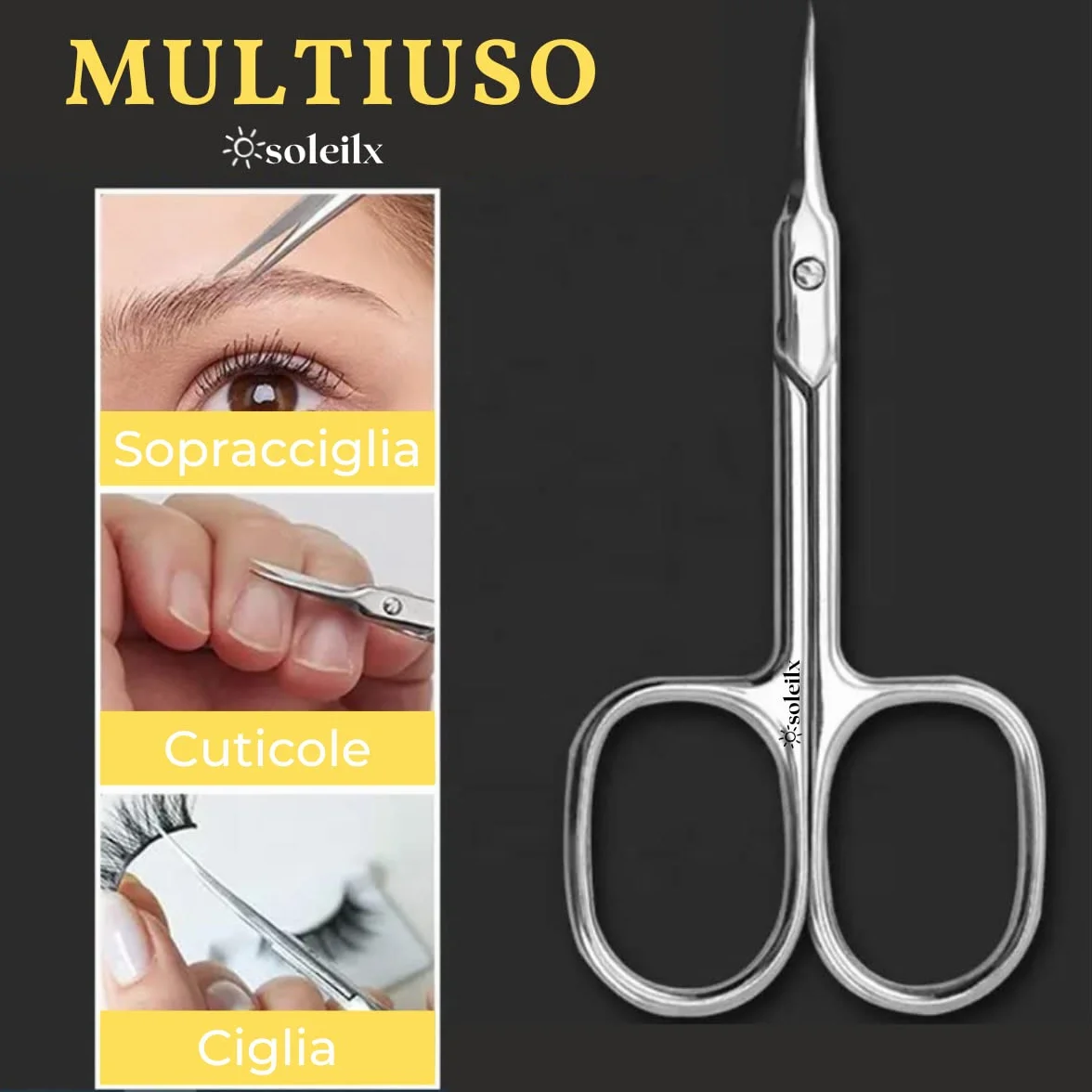 Forbici per Unghie Professionale Taglia Cuticole Manicure