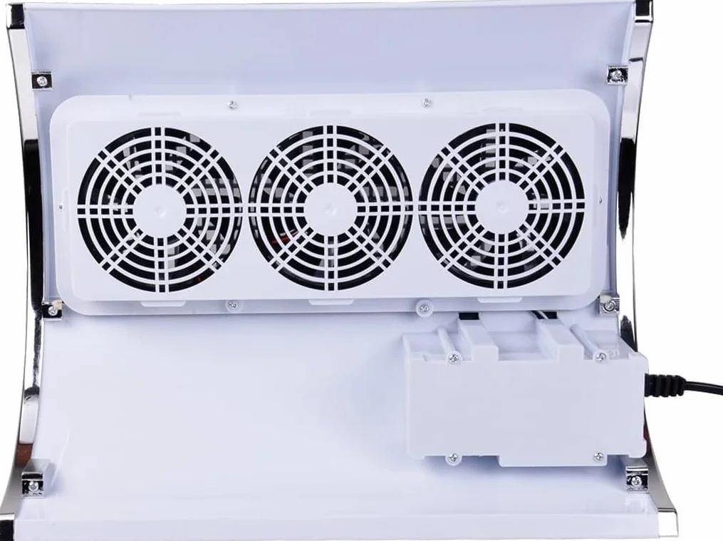 SQUADO Aspiratore Unghie Professionale da Tavolo con Poggiamano