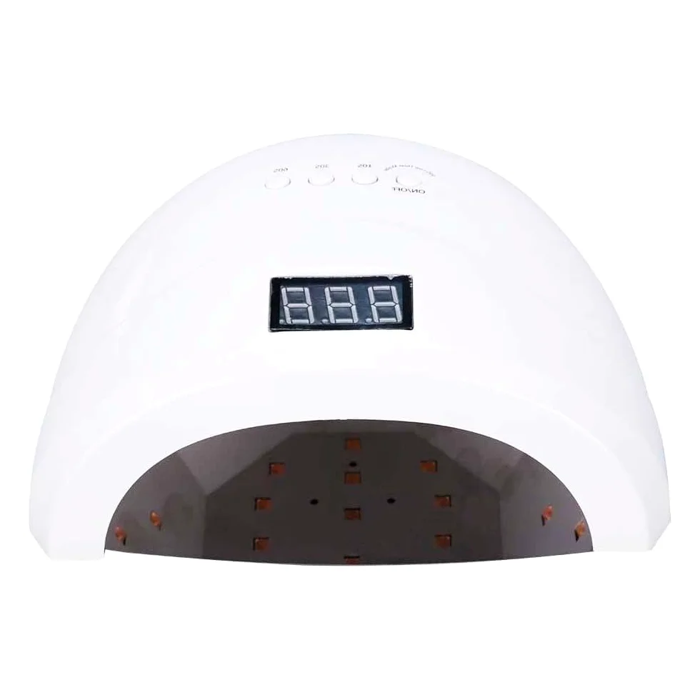 GC GLOBALCOMMERCE Lampada UV Unghie Led con Display 48W con Timer e sensore per Manicure unghie ricostruzione