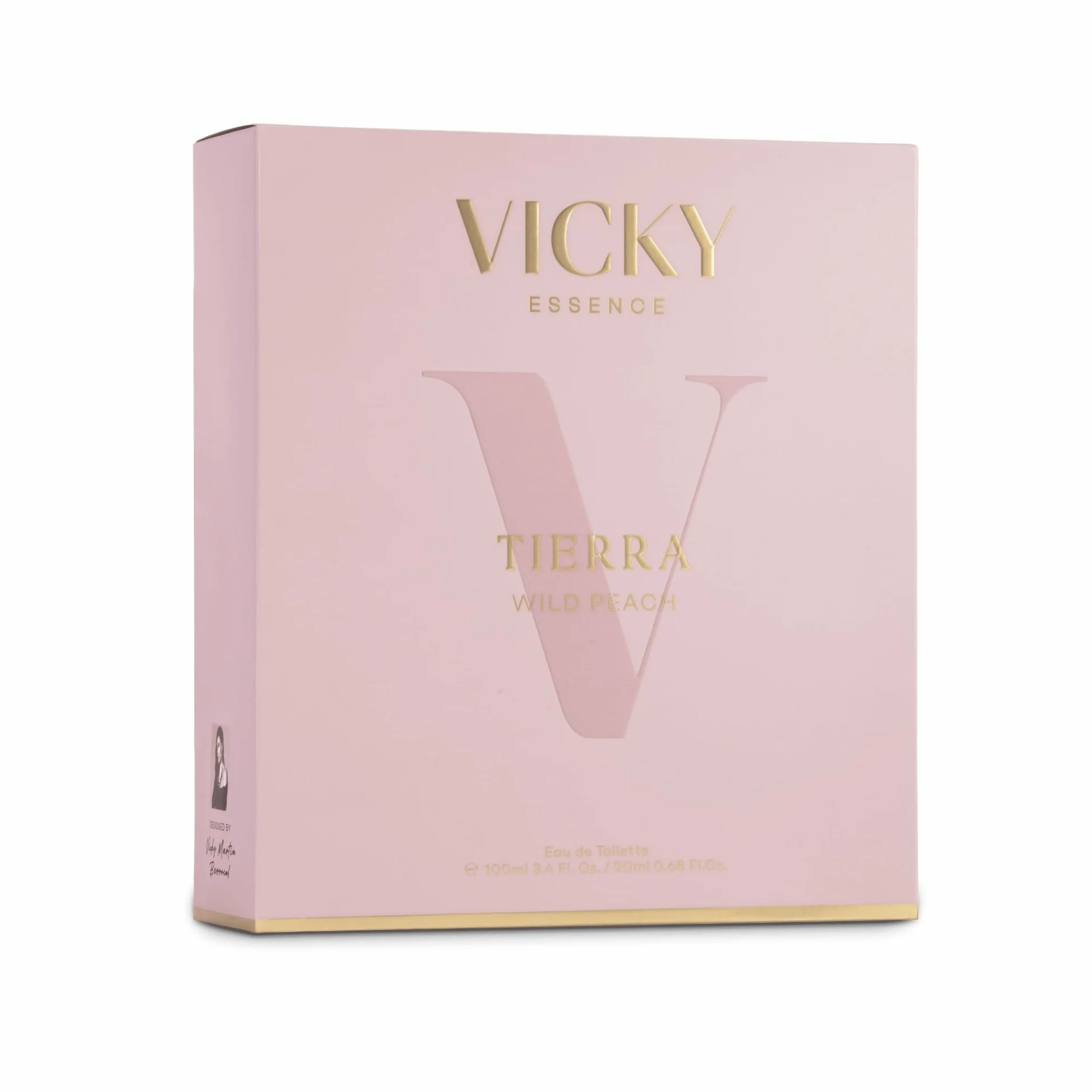 VICKY MARTIN BERROCAL SET Eau de Toilette TERRA 100 ml + EDT 20 ml | Profumo da donna | Fragranza floreale orientale e duratura | con note di pera, rosa e vaniglia