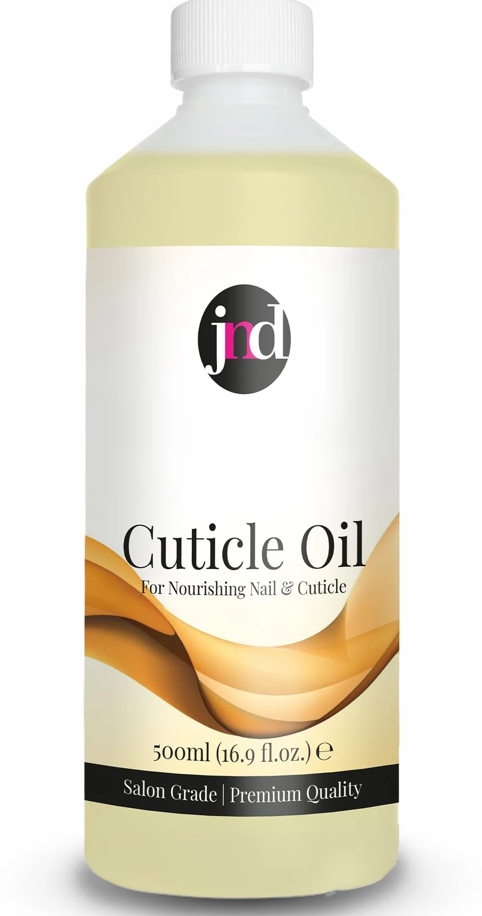 JND Olio per Cuticole con Jojoba – Condizionatore per Unghie e Cuticole per Pelle Secca e Screpolata – Rafforza, Idrata e Rivitalizza – Trattamento per Manicure per Unghie Sane (500ml)