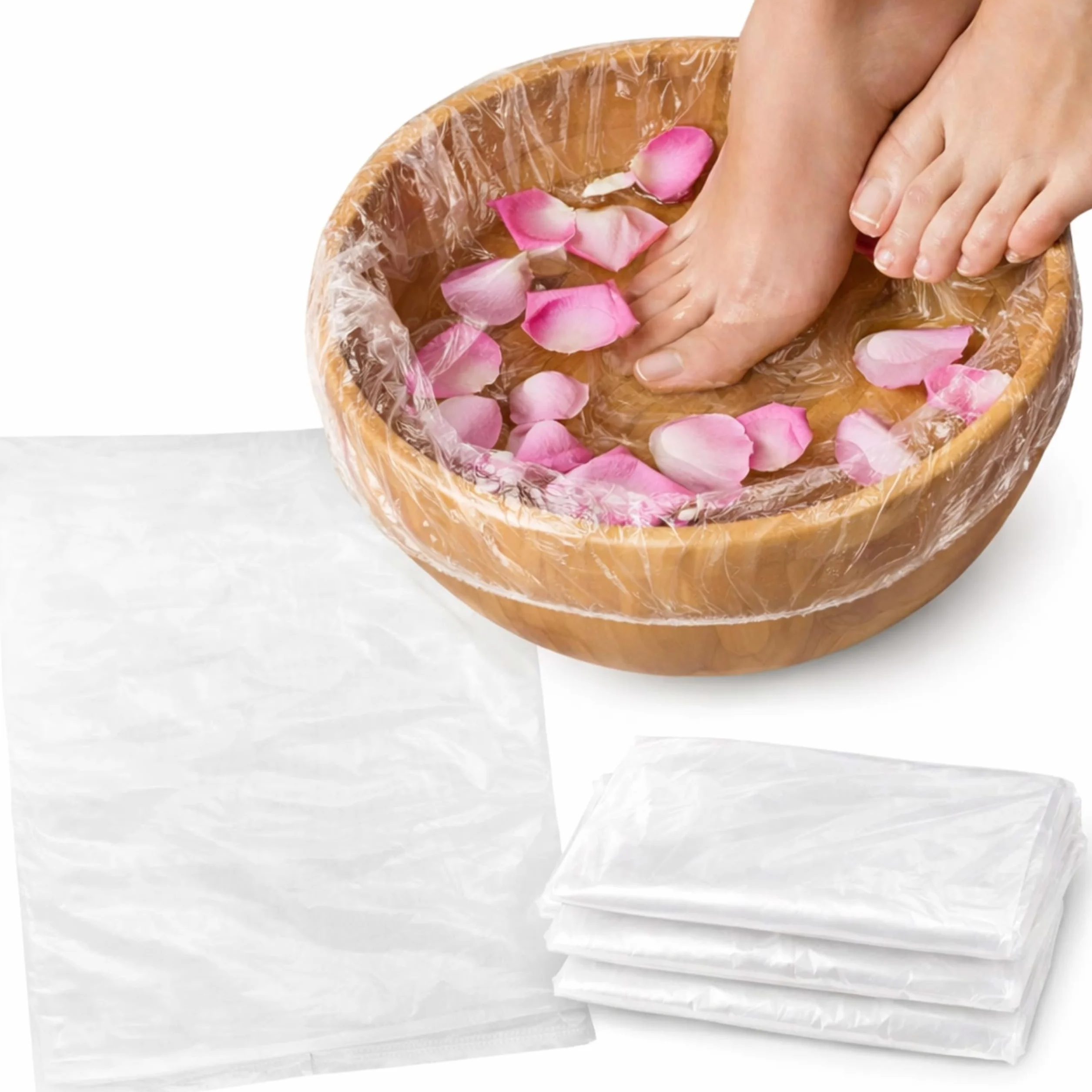 LALILL Sacchetti per pediluvio monouso 50 pezzi - Pedicure igienico - Protezioni per pediluvio