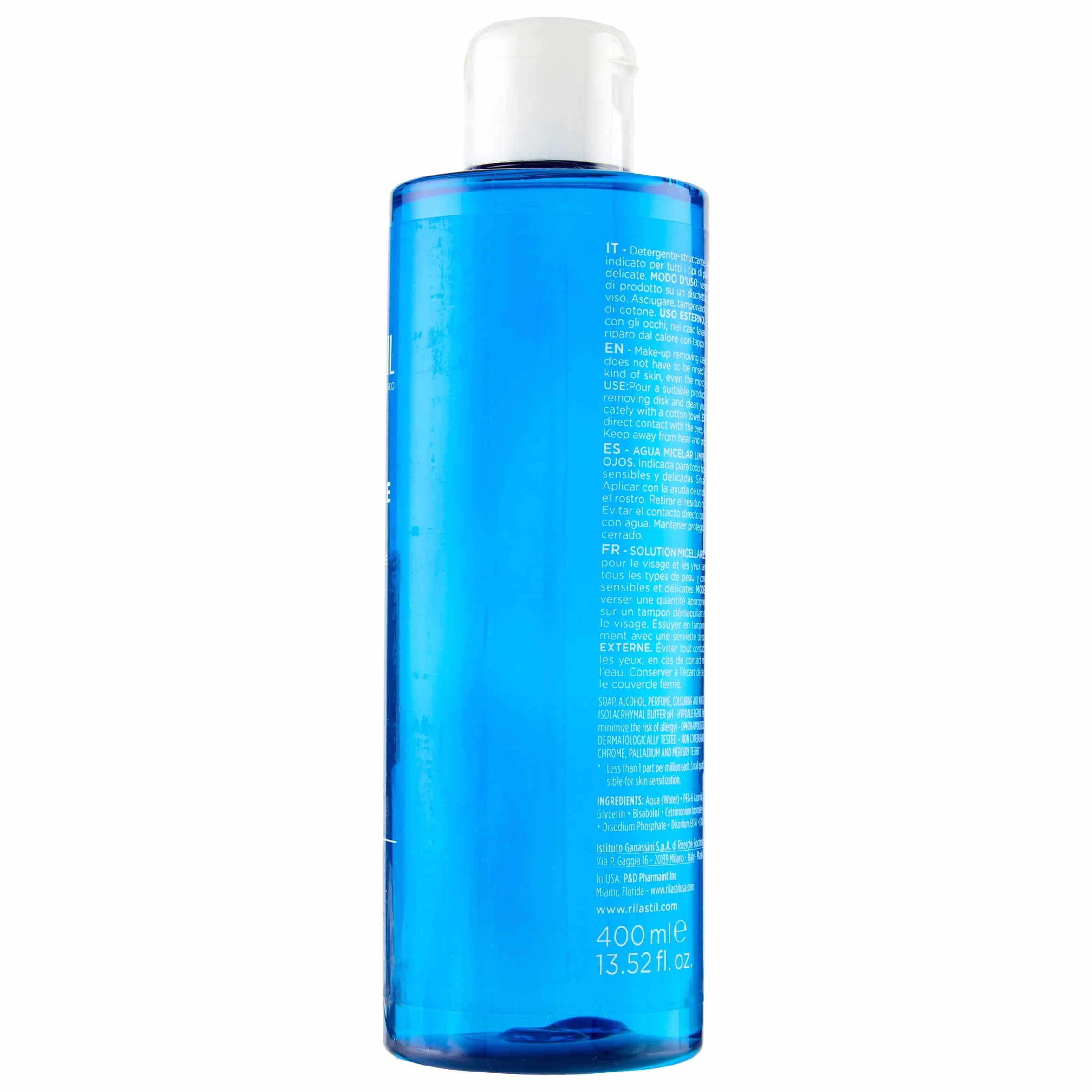 Rilastil Soluzione Micellare Lenitiva Detergente Struccante Viso Occhi 400 ml