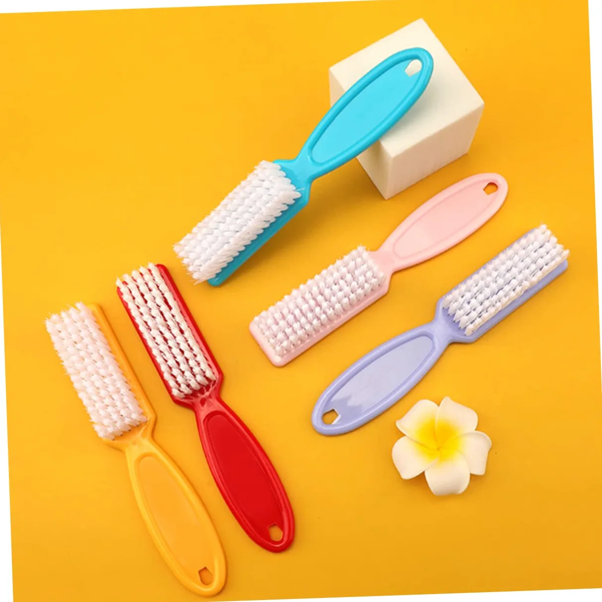VALICLUD Spazzola per Unghie 24 Pezzi in Plastica Setole Resistenti, Facile da Impugnare da Conservare, la Pulizia delle Unghie in Cucina e Lavandini Colore Casuale