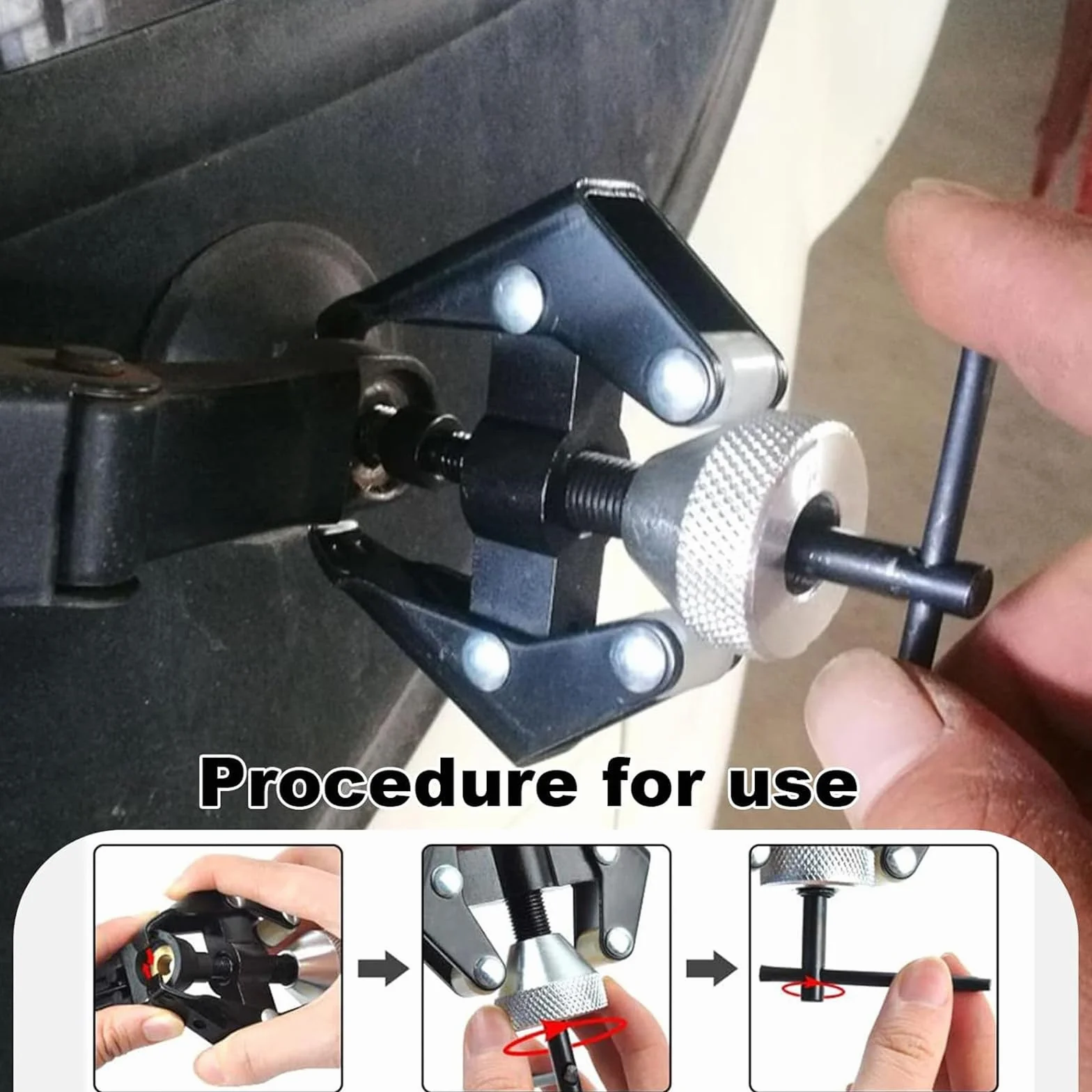 Estrattore Tergicristallo Auto Universale Regolabile 9-30mm 3 Pezzi