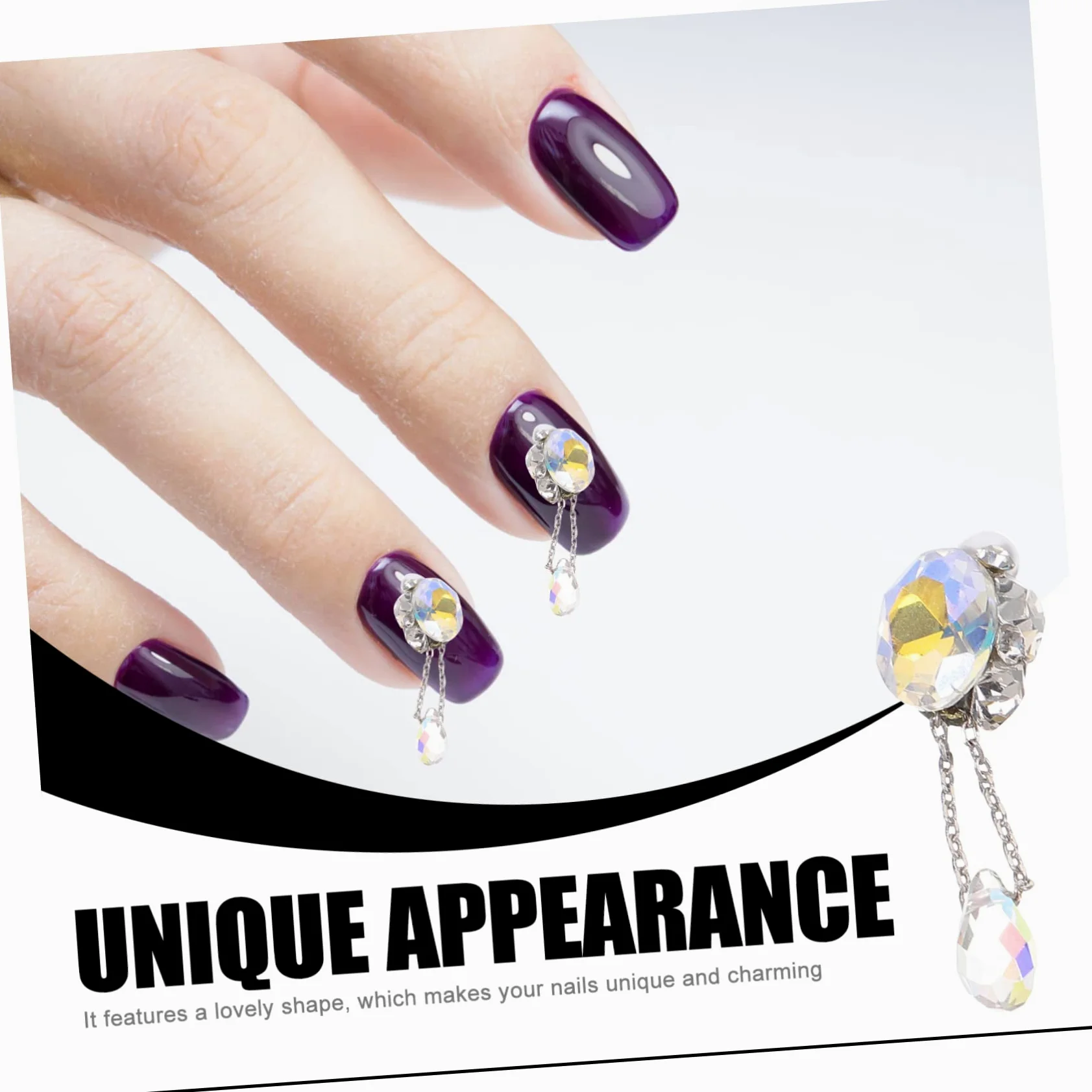 3 Set Ciondoli Per Unghie Accessori Per Nail Art Decorazioni Manicure Design E Unico Per Creazioni Te 5 Pezzi*3
