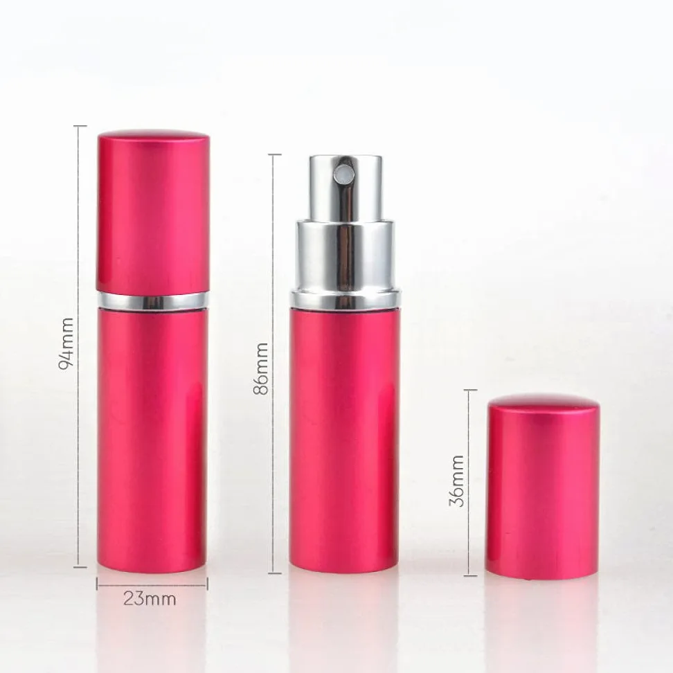 Porta Profumo da Viaggio Boccette Profumi Vuoti Ricaricabilebottiglia di Parfum Vuota del Parfum della Bottiglia del Mini del Profumo di 6Ml Riutilizzabile-8 Pezzi_10Ml Gold Gold.