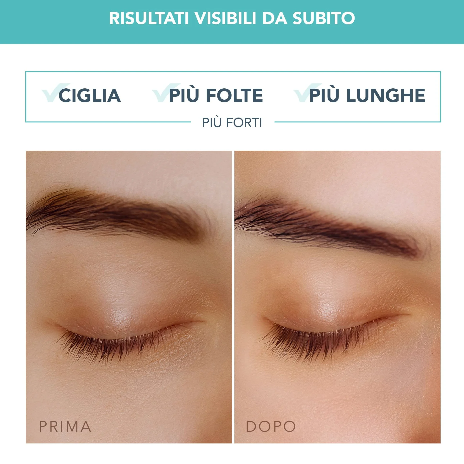 IRIS Siero ciglia - Siero ciglia allungante - Volume, Forza e Protezione - Lash Serum Concentrato - Fitocheratina, Arginina e Acido Ialuronico - Siero Ciglia e Sopracciglia