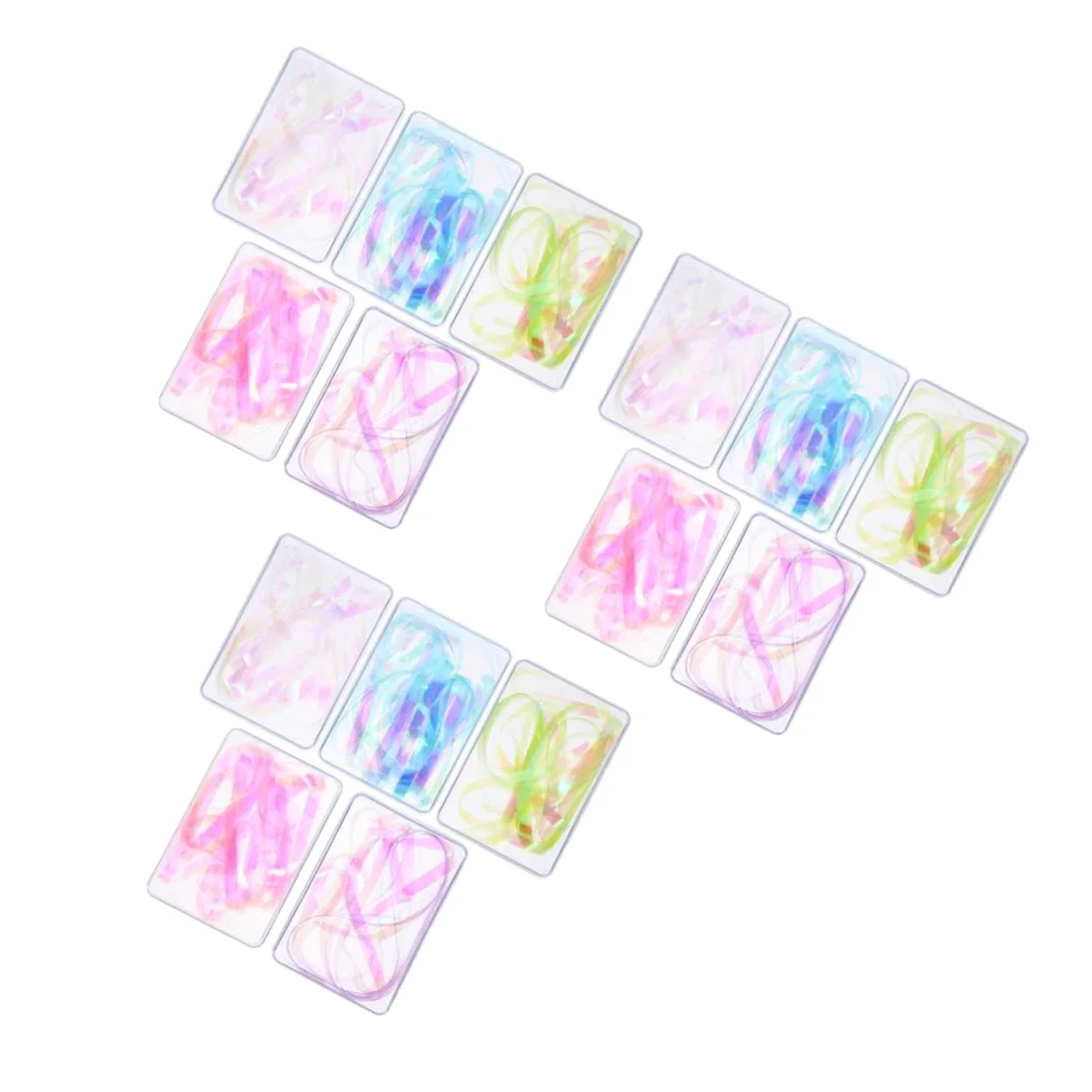 3 Set Adesivi Per Unghie Colorati Pellicole Glitter Per Nail Art Facili Applicare Per Manicure E Decorazioni Su Unghie Naturali E Artificiali 5 Scatole*3