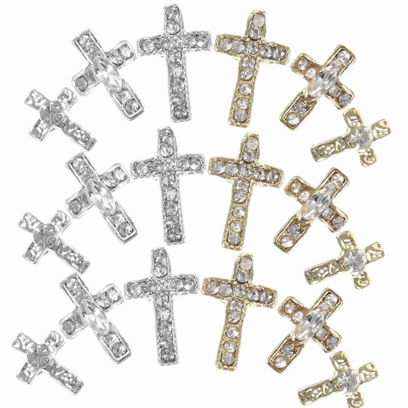 VALICLUD 3 Set Gioielli in Lega Strass Ciondoli Per Unghie Alla Moda Graziosi Ciondoli Per Unghie Per Gioielli Alla Rinfusa Per ie Kawaii Lega Di Zinco 60 Pezzi*3