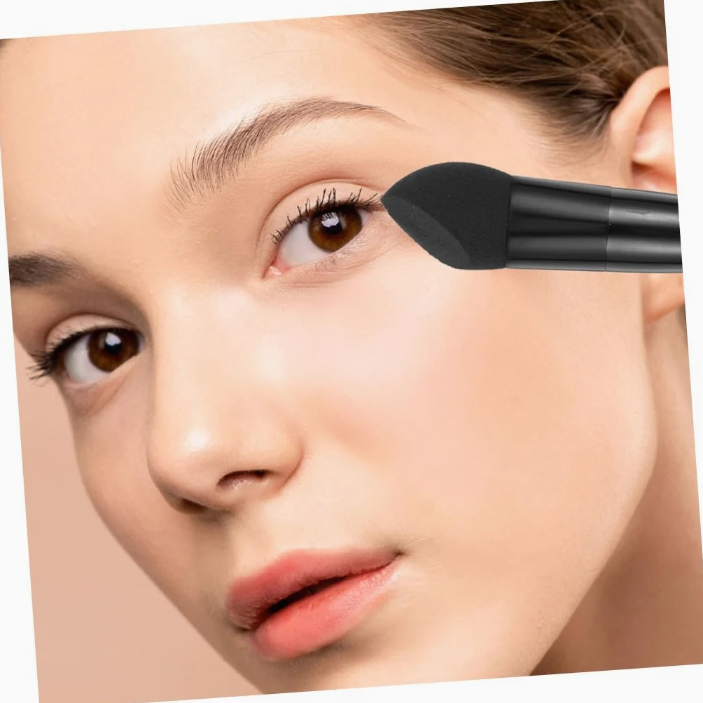 Healvian Set 6 Pezzi Pennelli il Viso a Forma di Penna in Lattice Morbido, Pratici e Portatili, per Uso Professionale e Quotidiano