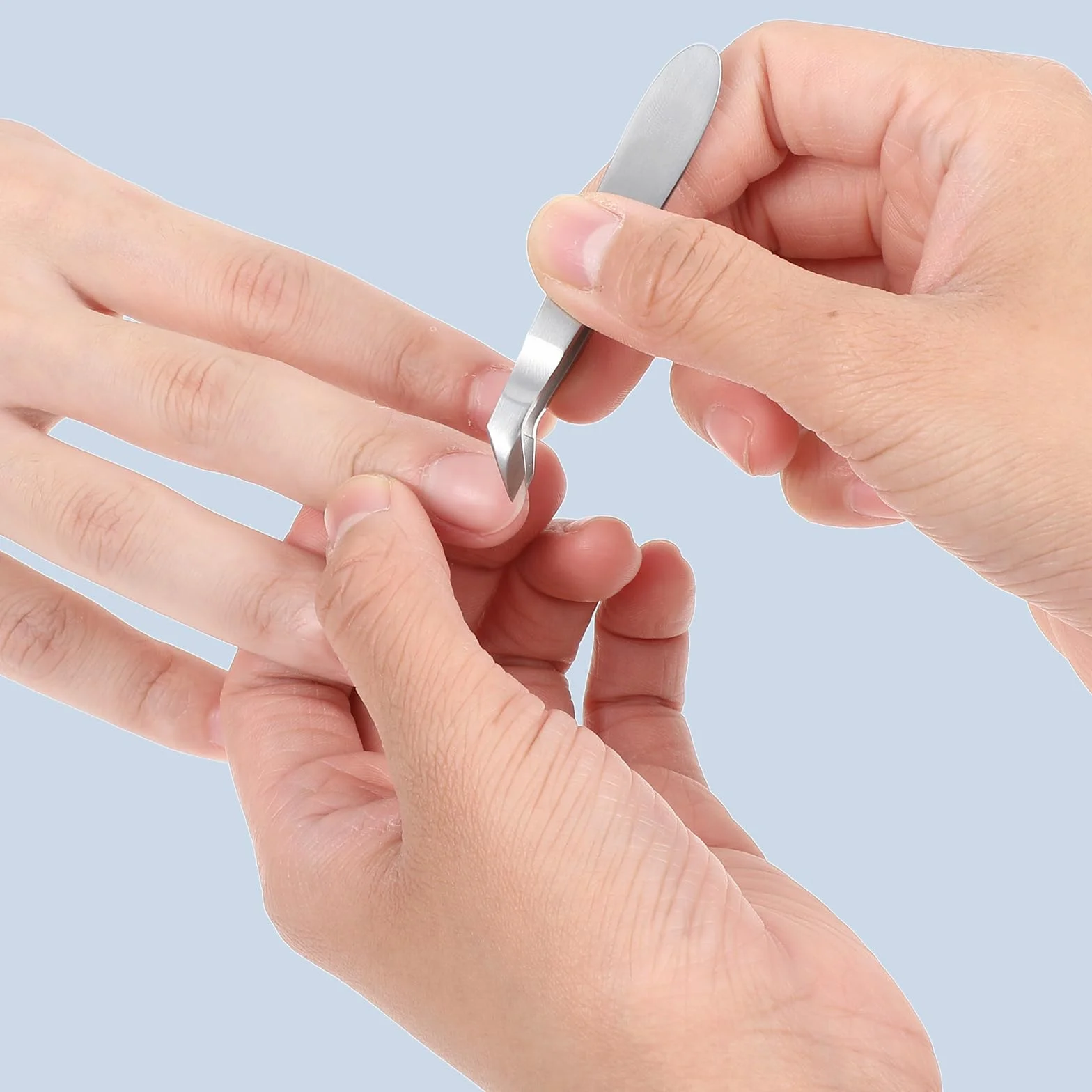 Pinza per cuticole in acciaio inossidabile, taglierina angolare per unghie