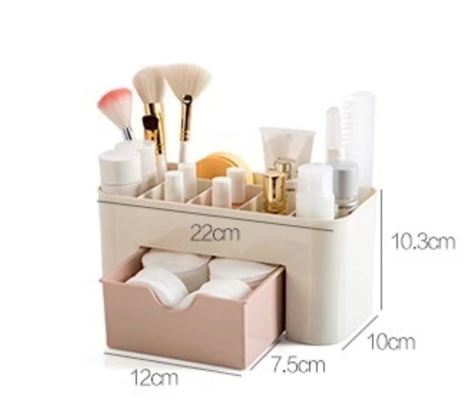 Organizzatore Smalti Scatola Portaoggetti for Cosmetici, Contenitore for Smalto for Manicure Porta Smalti per Unghie(Light Blue)