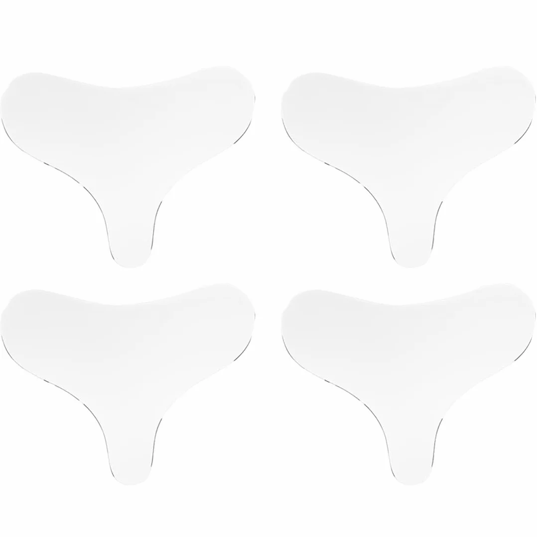 4 Pezzi Cerotti Antirughe in Silicone Trasparente per Collo, Décolleté e Petto – Patch Riutilizzabile Notturna per Donna e Ragazza, Cuscinetto Antietà per Prevenzione Rughe e Lift Cutaneo