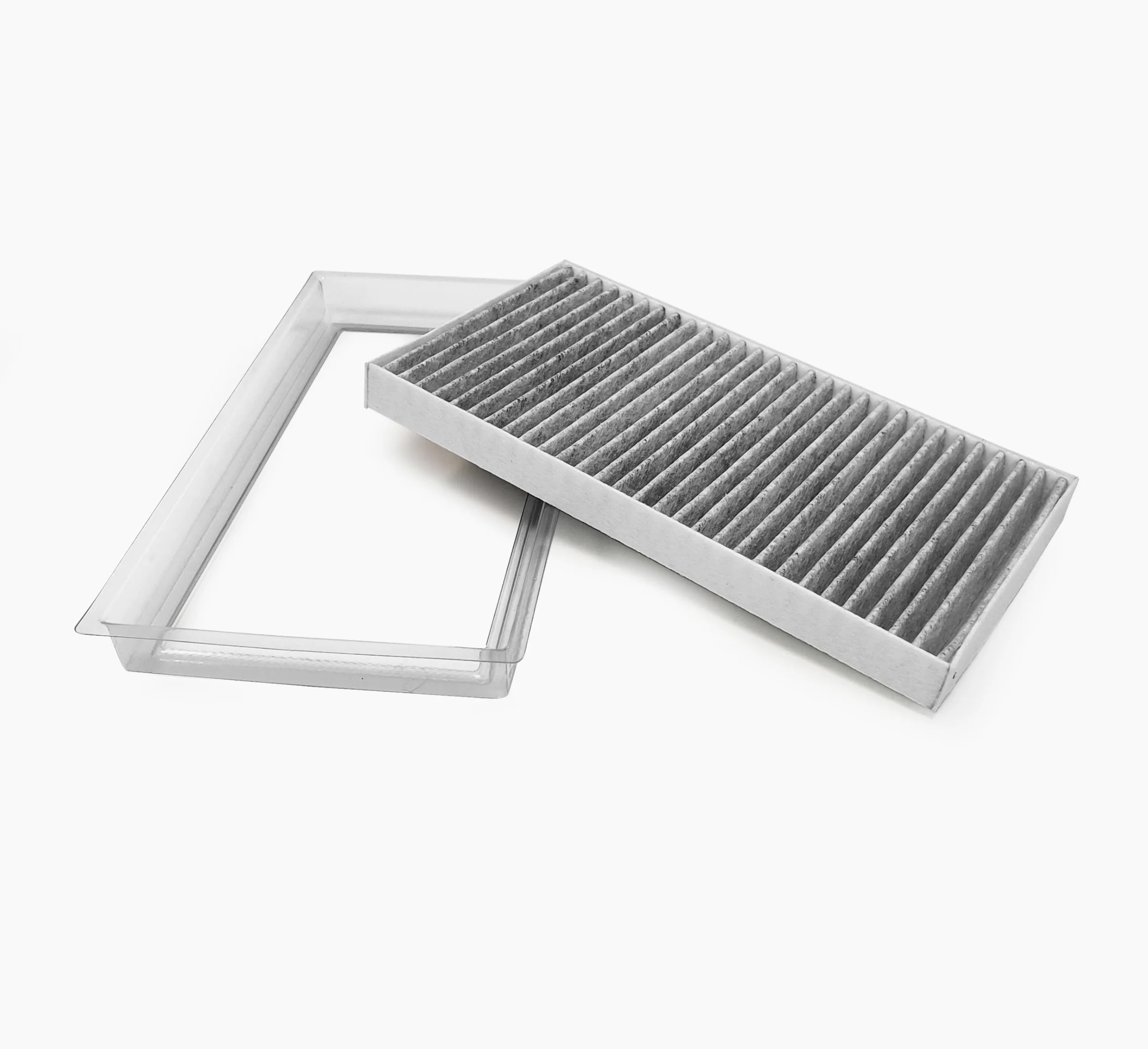 Filtro a carboni attivi per aspiratore per unghie Superturbo da 60 watt montato su tavolo manicure