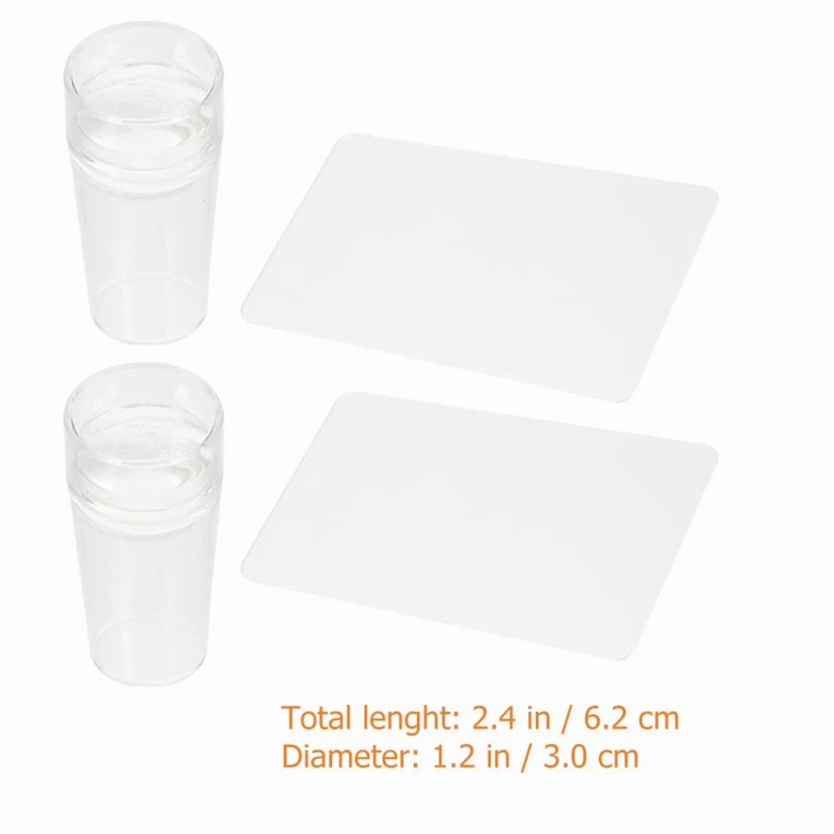 Healeved 10sets Timbri Per Unghie Silicone Strumenti Per Nail Art Per Manicure Francese Facile Da Usare Per Casa e Salone Di Bellezza Design Morbido e Adatto Curve Unghie