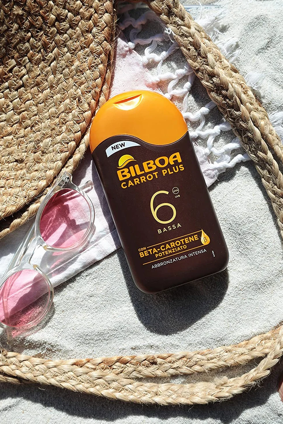 Bilboa Carrot Plus Latte Solare SPF 6 Abbronzante Corpo 200 ml