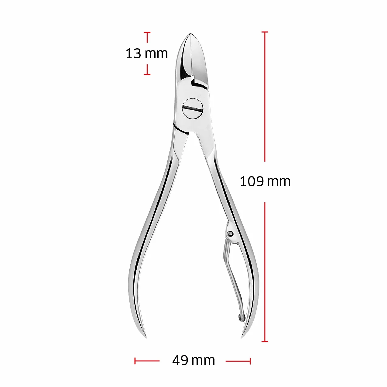 ZWILLING Tronchesi per unghie (taglienti per unghie forti, design ergonomico, ipoallergenico, taglio preciso), lucido, argento, 110 mm