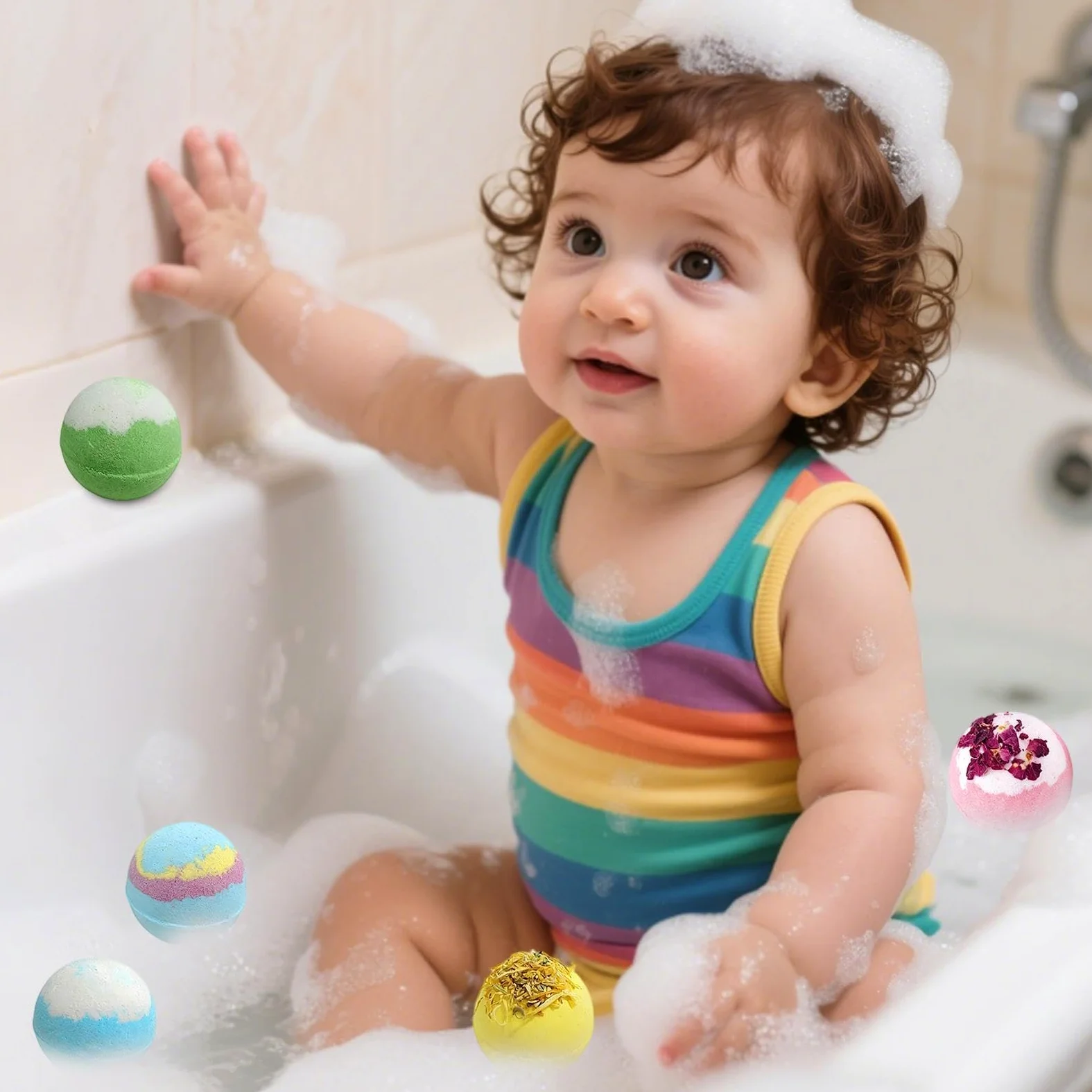 Bagnoschiuma Effervescente Con Sali da Bagno Profumati e Giocattoli | 12 Pezzi Di Bolle Da Bagno Schiumose Per I Bambini Per Donne, Mamme, Uomini, Nonne, Ragazze, Giovani, Famiglia, Casa E