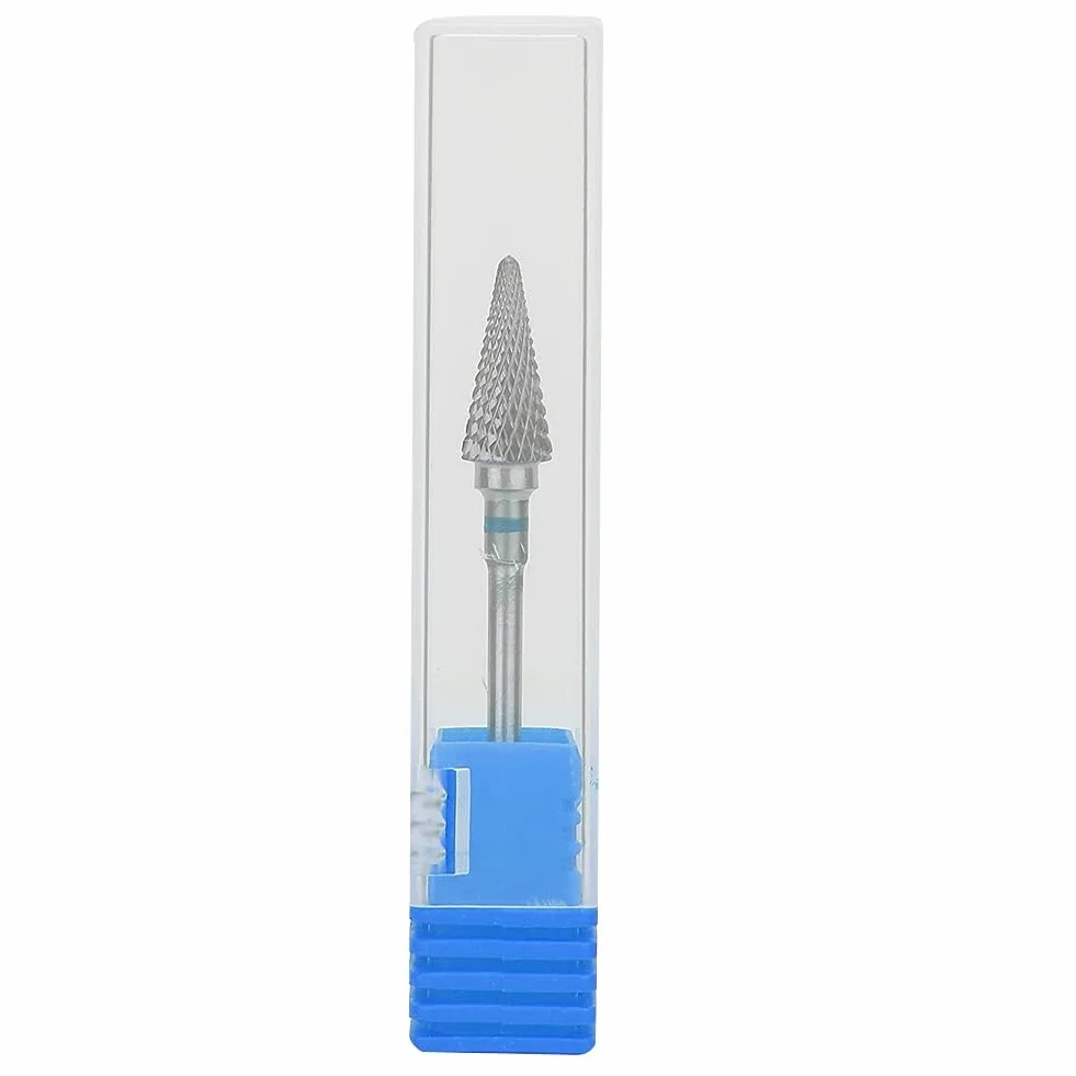 Punta Fresa Conica Unghie Set, Accessori per Tagliaunghie in Ceramica per Manicure Pedicure