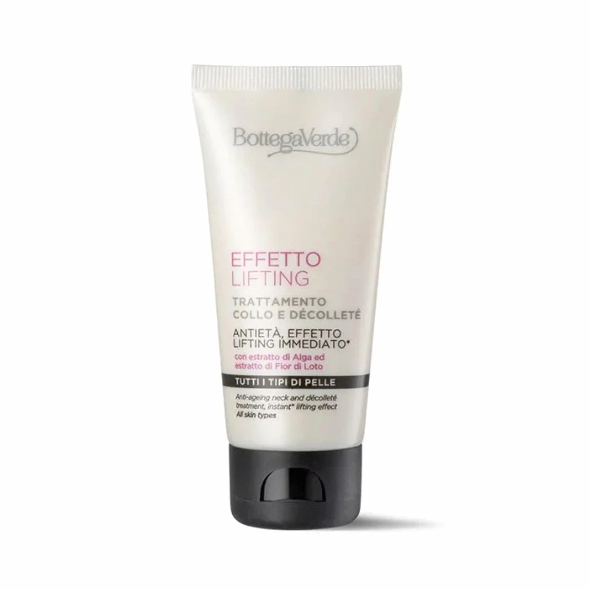 Bottega Verde - Trattamento Collo e Décolleté, Effetto Lifting, in Crema, 50 ml, Azione Antietà, Effetto Elasticizzante, per Tutti i Tipi di Pelle