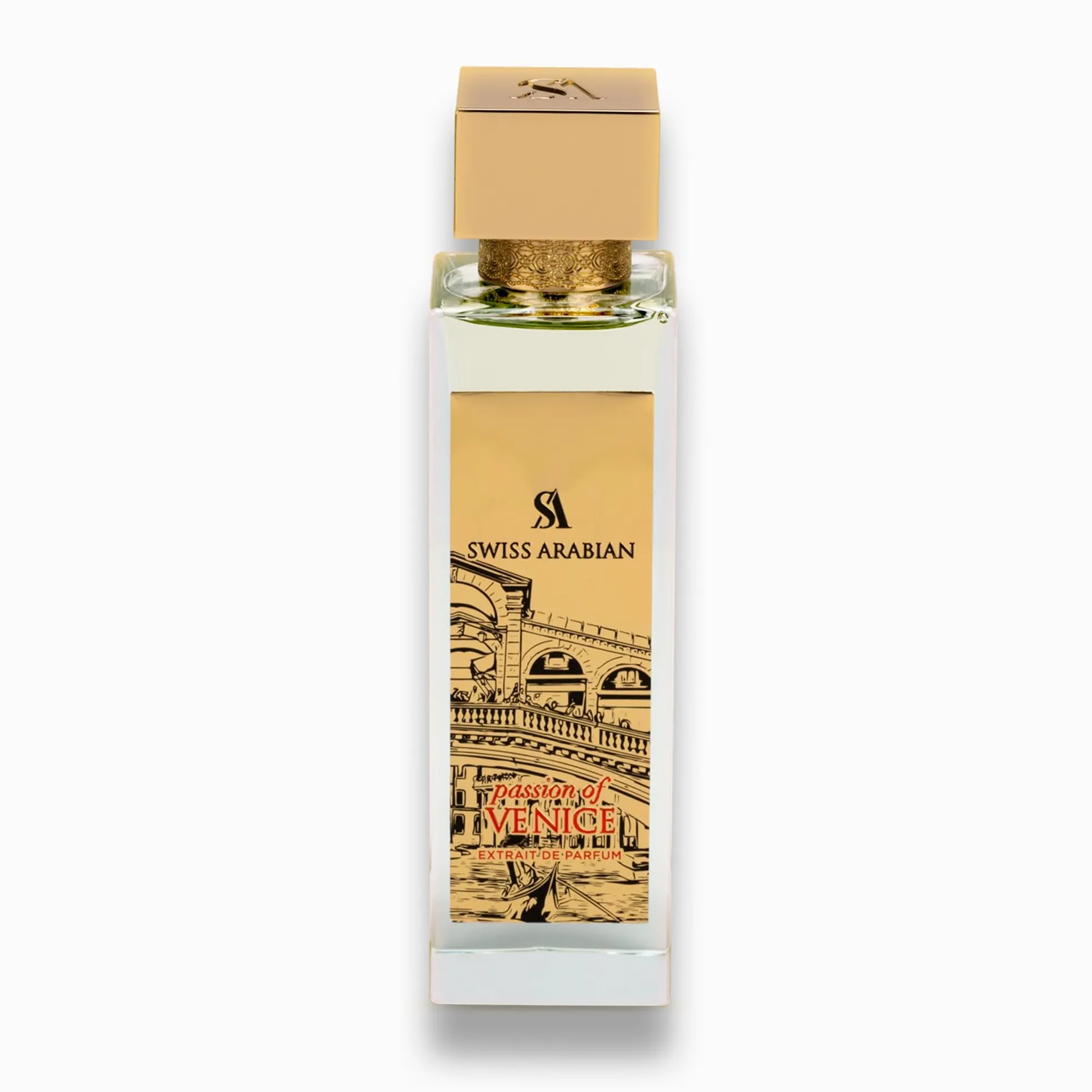 Swiss Arabian Passion of Venice - Estratto di profumo unisex, 100 ml, una lussuosa fusione di note verdi, gelsomino e muschio ambrato caldo, un profumo accattivante e intemporale