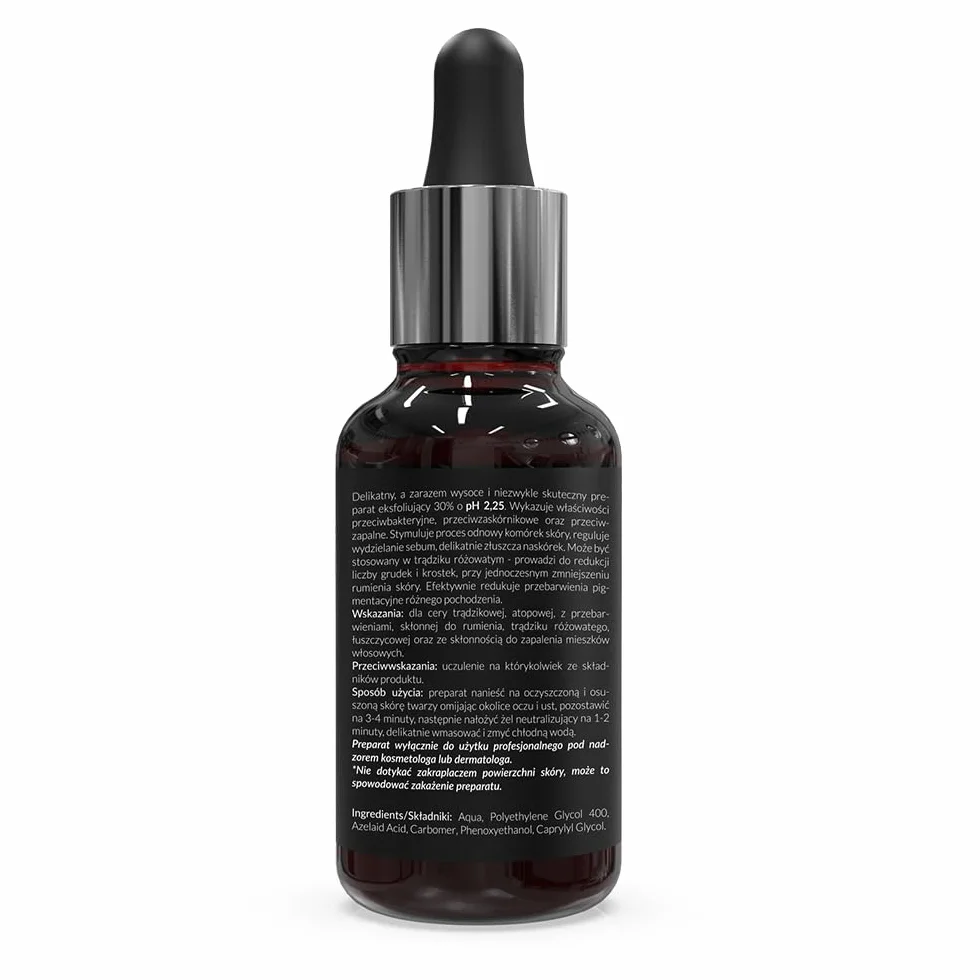 Apis AZELAIC TERAPIS Acido azelaico 30% - 30 ml - Antibatterico, antinfiammatorio, aiuta a ridurre la desquamazione, rigenerante, riduce l’iperpigmentazione, per pelle a tendenza acneica