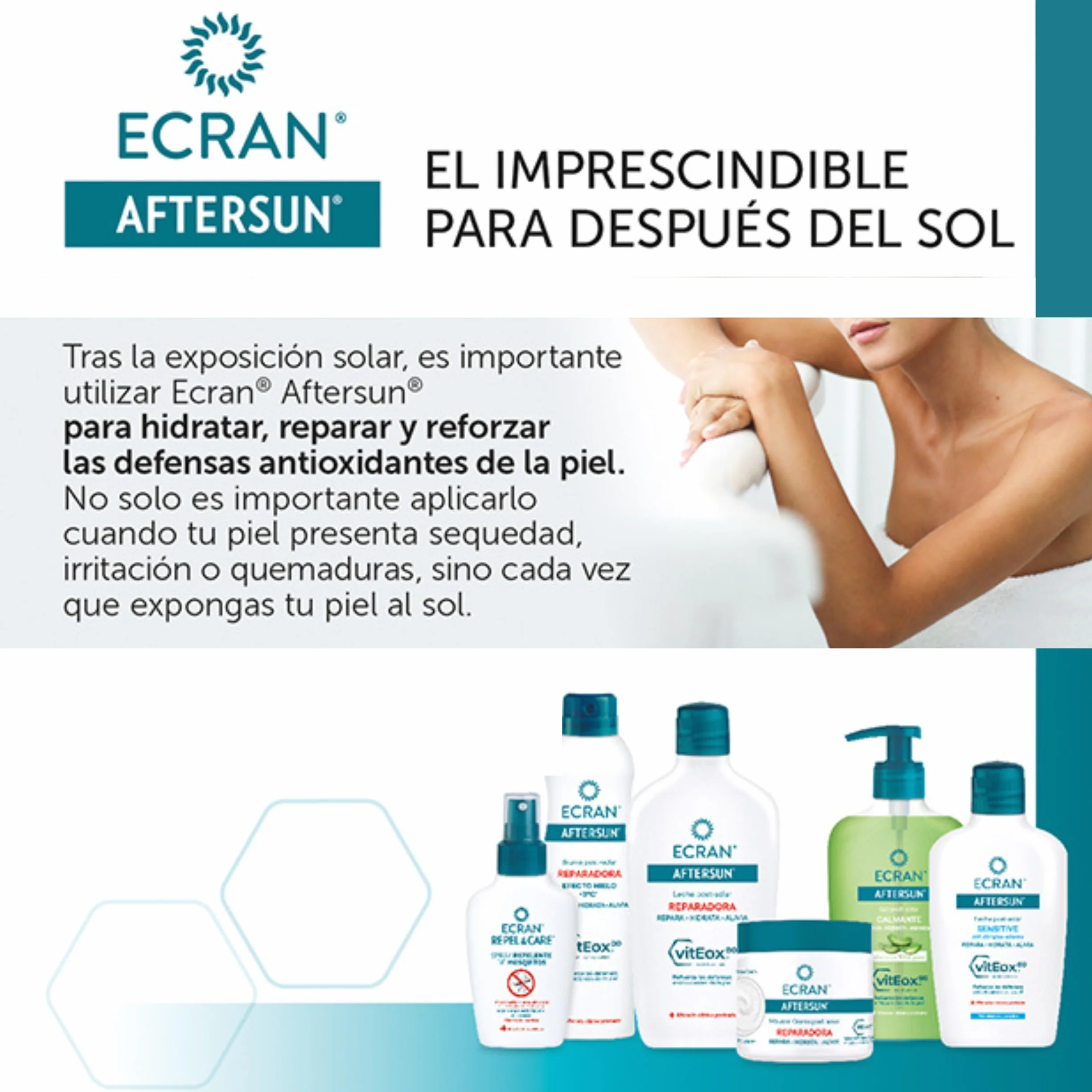 Ecran Aftersun Spray Reparador Intensivo 250 Ml Cura della persona e salute