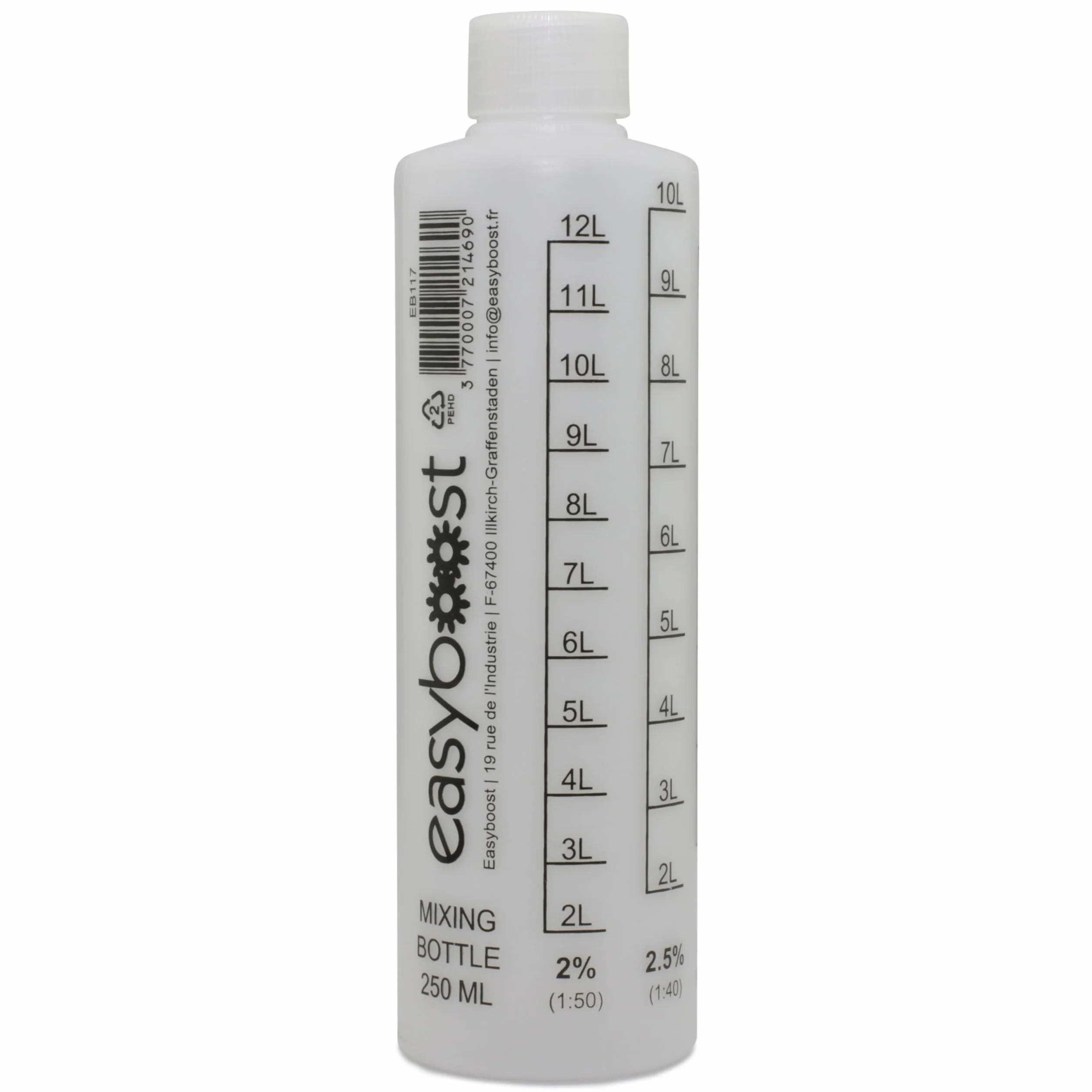 Easyboost Dosatore Olio 250ml 2% 2,5% 3% 4% 5% 6% Motori 2 Tempi