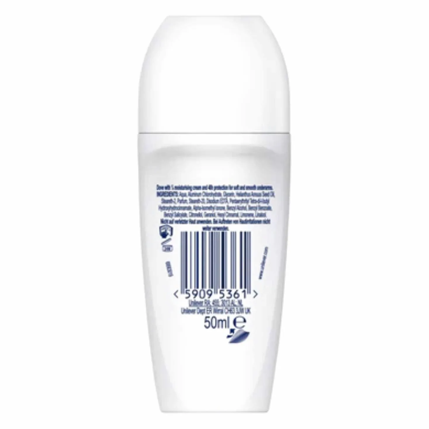 Dove Deodorante Roll On Classic Antitraspirante Unisex 48H 50 Ml (12)