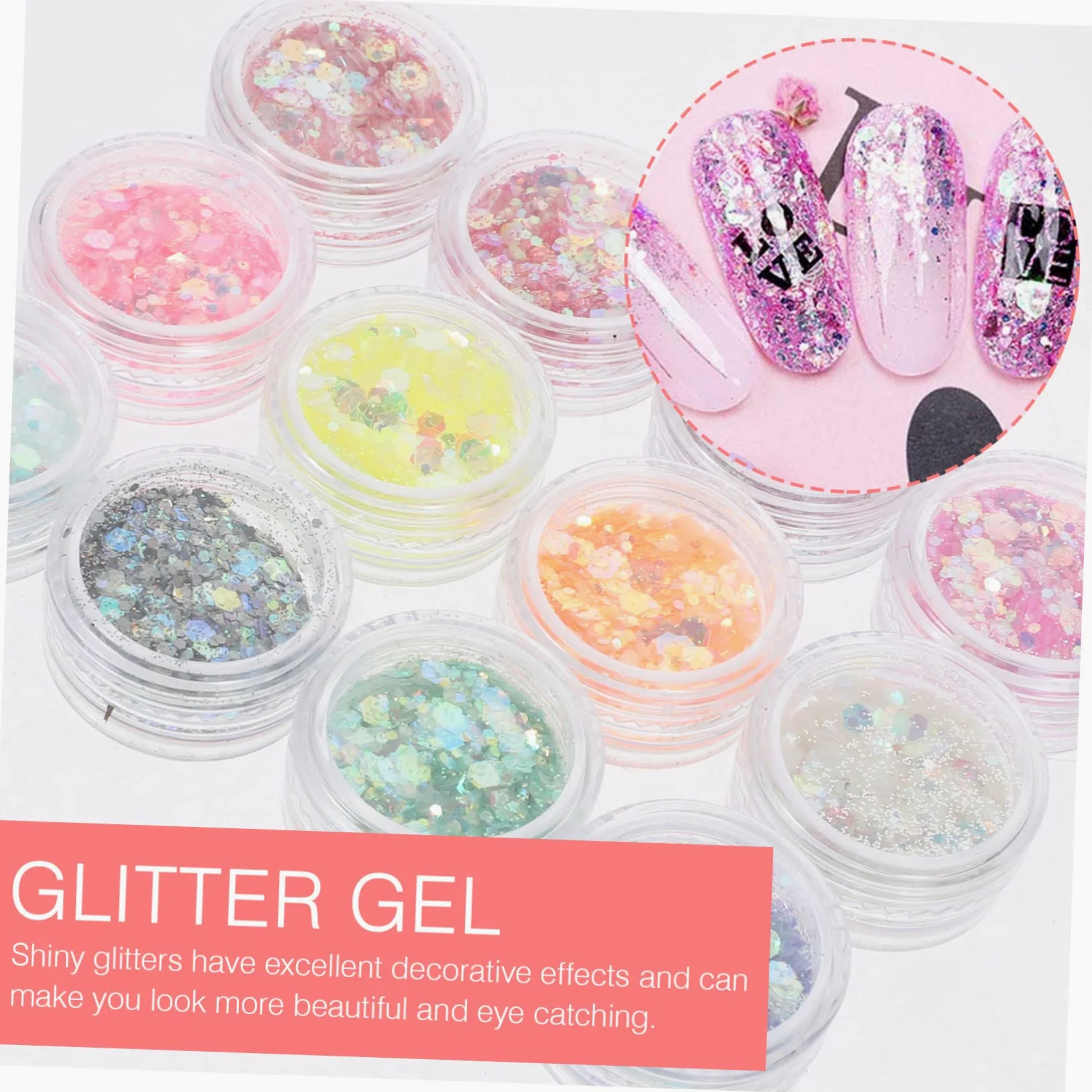 FRCOLOR 3 Set Innovativi Glitterati Per Feste Di Carnevale in Un Unico Set Di Trucco Per Corpo Viso E *3