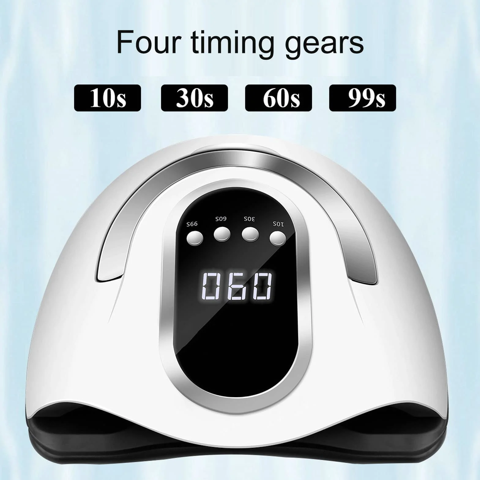 Lampada per Unghie Portatile UV LED 280W Luce Lucidante per Gel Ad Asciugatura Rapida, Lampada per Unghie con Luce per Asciuga Unghie con Chip 66 Luci