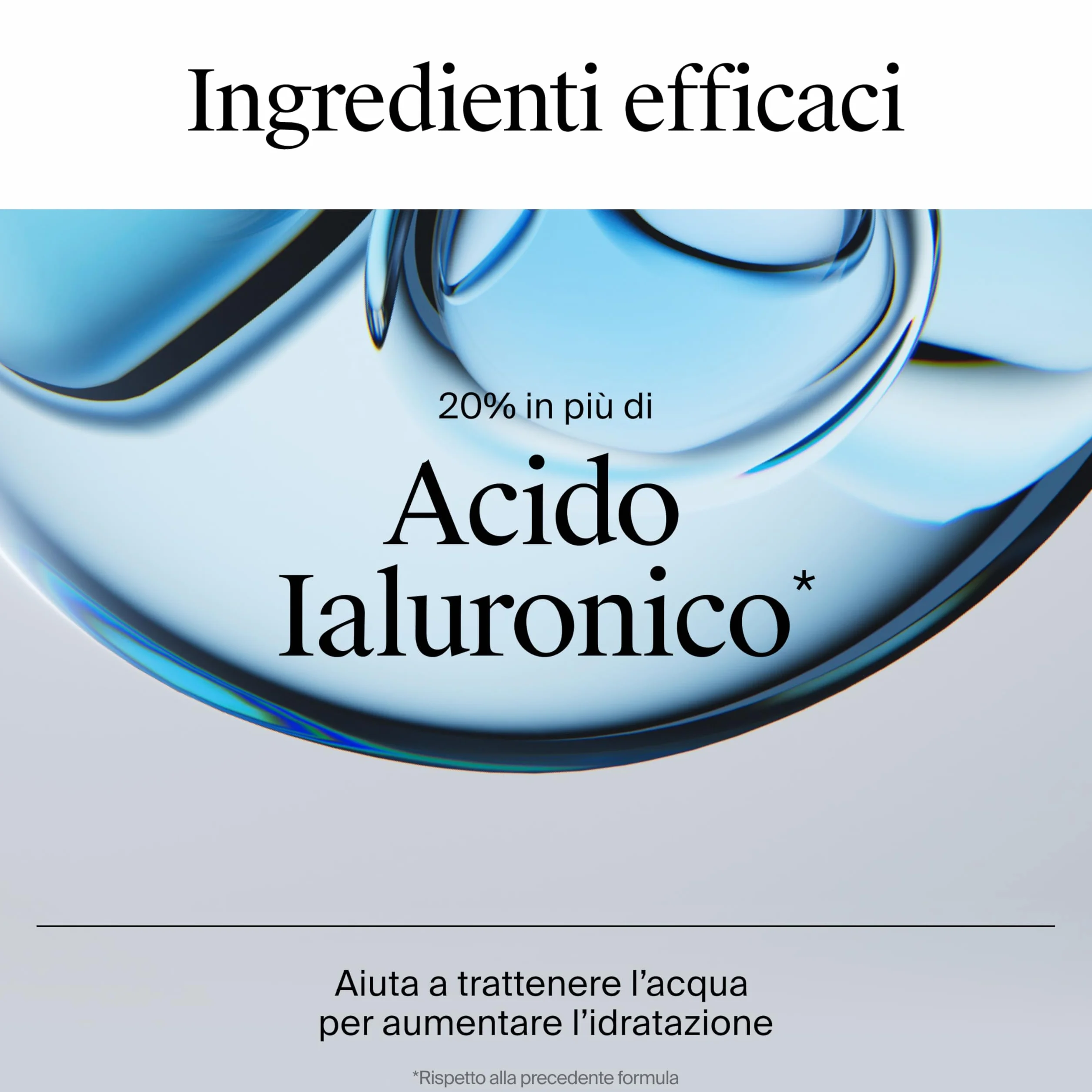 Neutrogena Hydro Boost Acqua Gel, Crema idratante viso in gel leggero a base acqua, Crema viso Acido Ialuronico per un'idratazione intensa, Ideale per pelle mista e sensibile, 50 ml