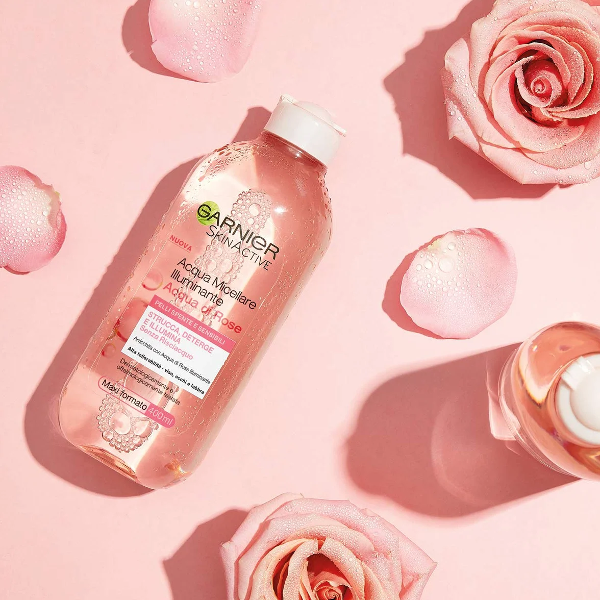 Garnier Acqua di Rose Micellare 400 ml Pelli Spente Sensibili