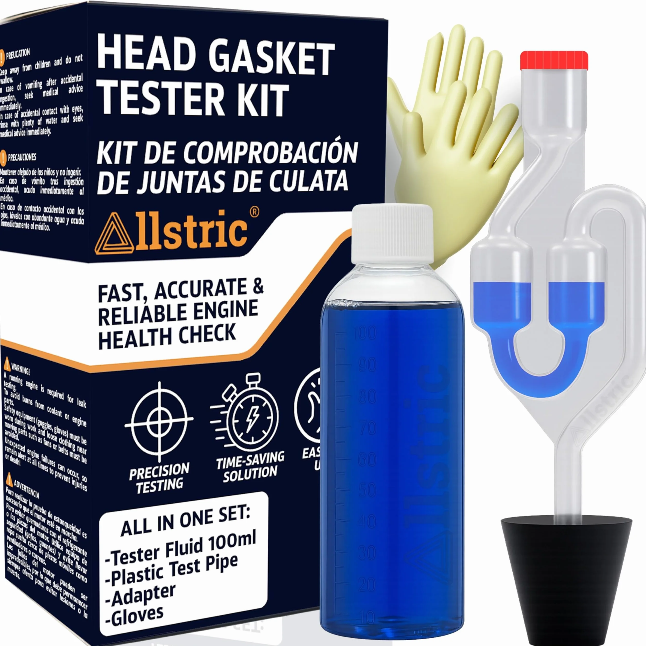 Reld Block Tester Universale Guarnizione Testata Motore CO2 50 Test Comprobatore Fugas Refrigerante