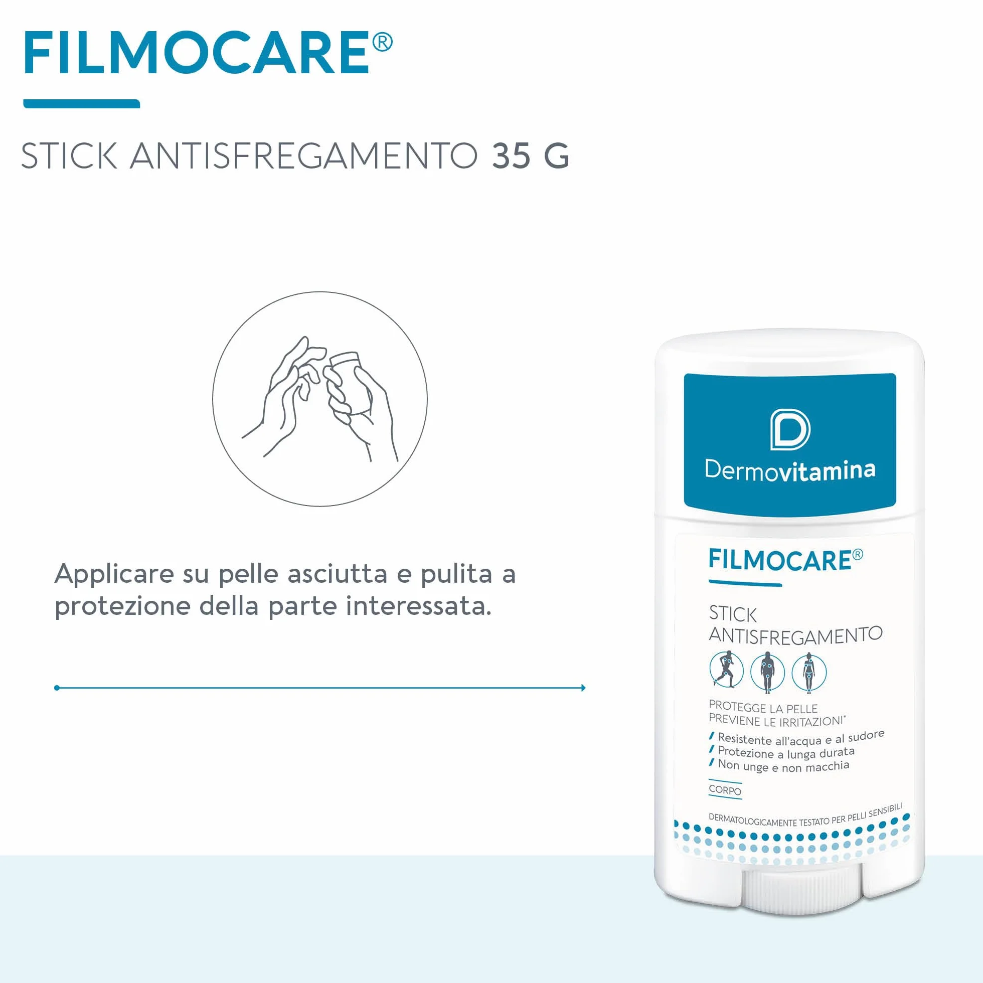 Dermovitamina Filmocare Stick Antisfregamento 35 g