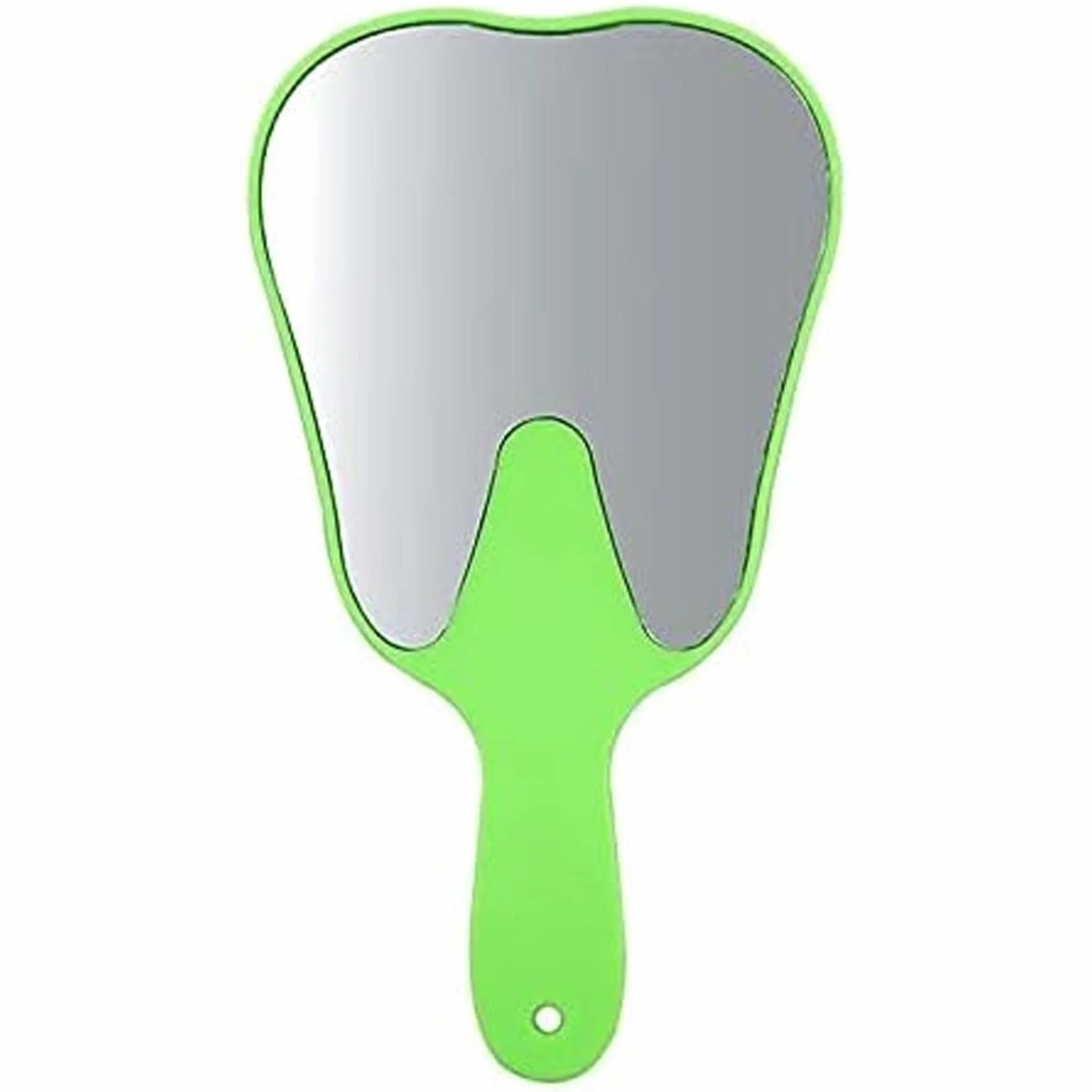 Set specchi dentali a forma di dente 7 pezzi arcobaleno
