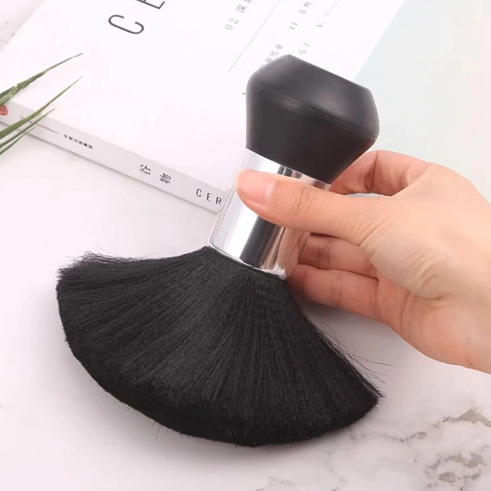 Spazzole Per Capelli Da 2 Pezzi, Strumenti Da Barbiere, Spazzole Per La Depilazione Della Polvere, Strumenti Di Pulizia, Accessori Per Parrucchiere.