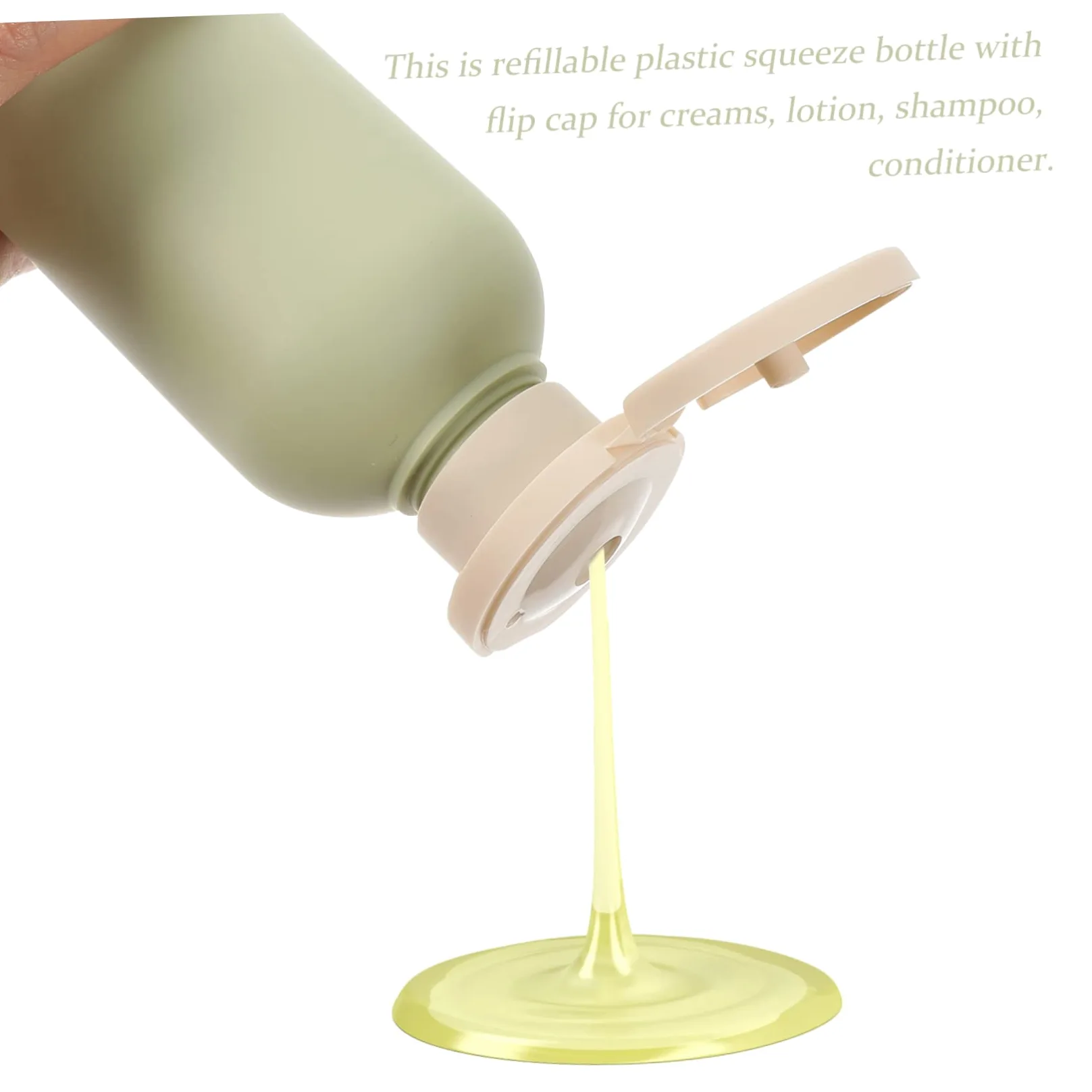 TOPBATHY 10pezzi Bottiglie Squeeze Plastica Da Viaggio Con Coperchio Da Riutilizzabili Per Shampoo e Lozioni Leggere e Compatte Per Uso Domestico e Viaggi