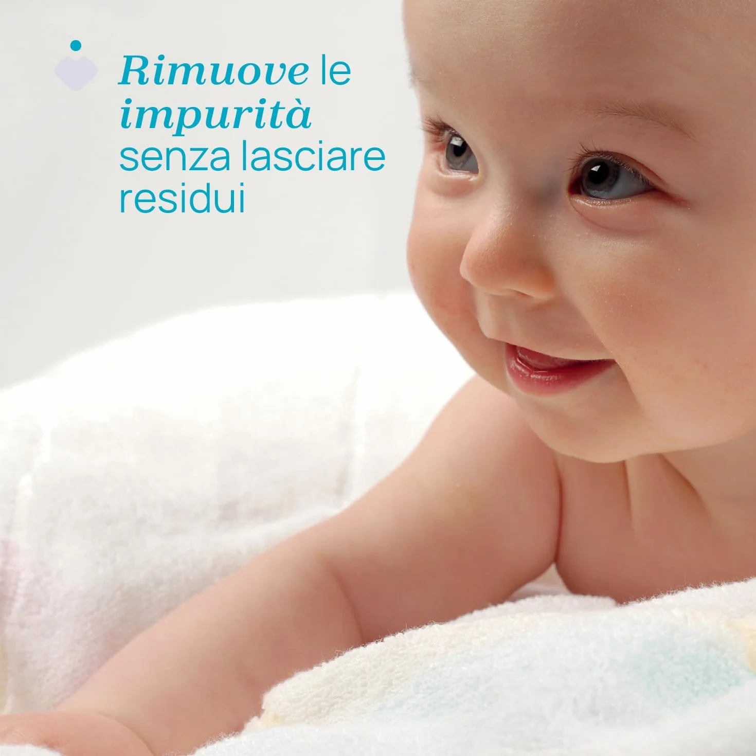 Chicco Baby Moments Quadrotti Morbido Cotone Pulisce Delicatamente Baby Skin Bianco 60 Pezzi 0+ Mesi